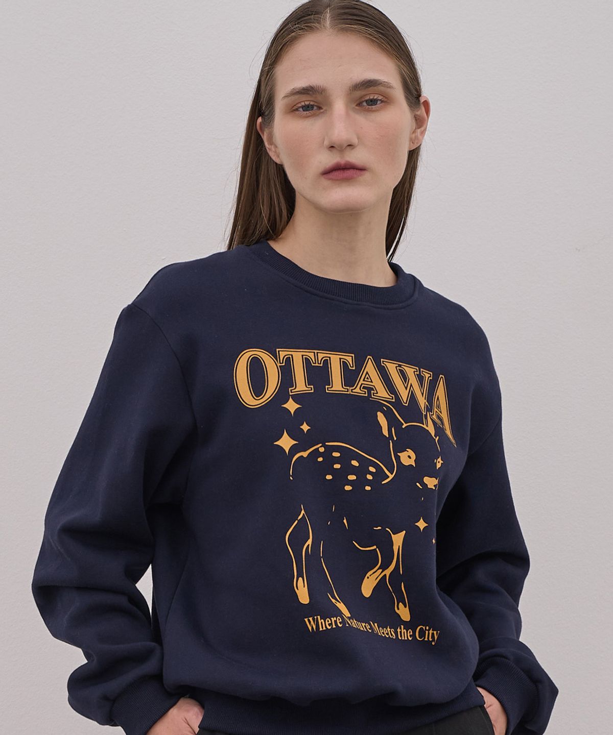 엘리오티(ELLIOTI) Deer sweatshirts_3Color