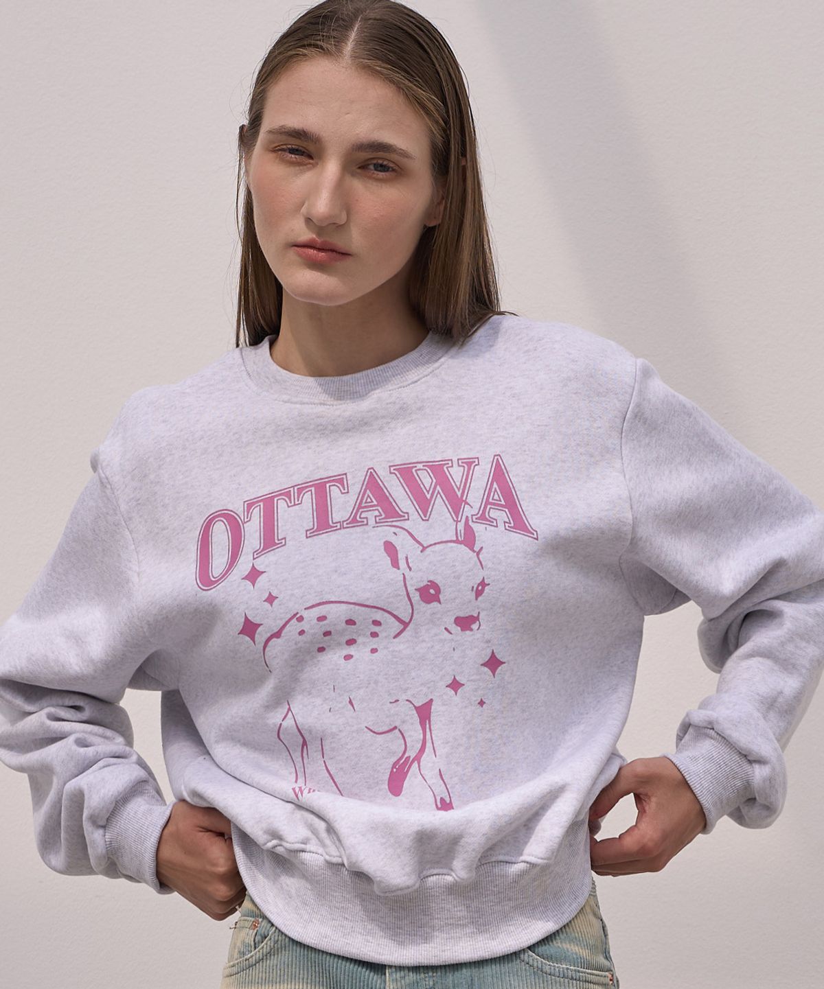 엘리오티(ELLIOTI) Deer sweatshirts_3Color