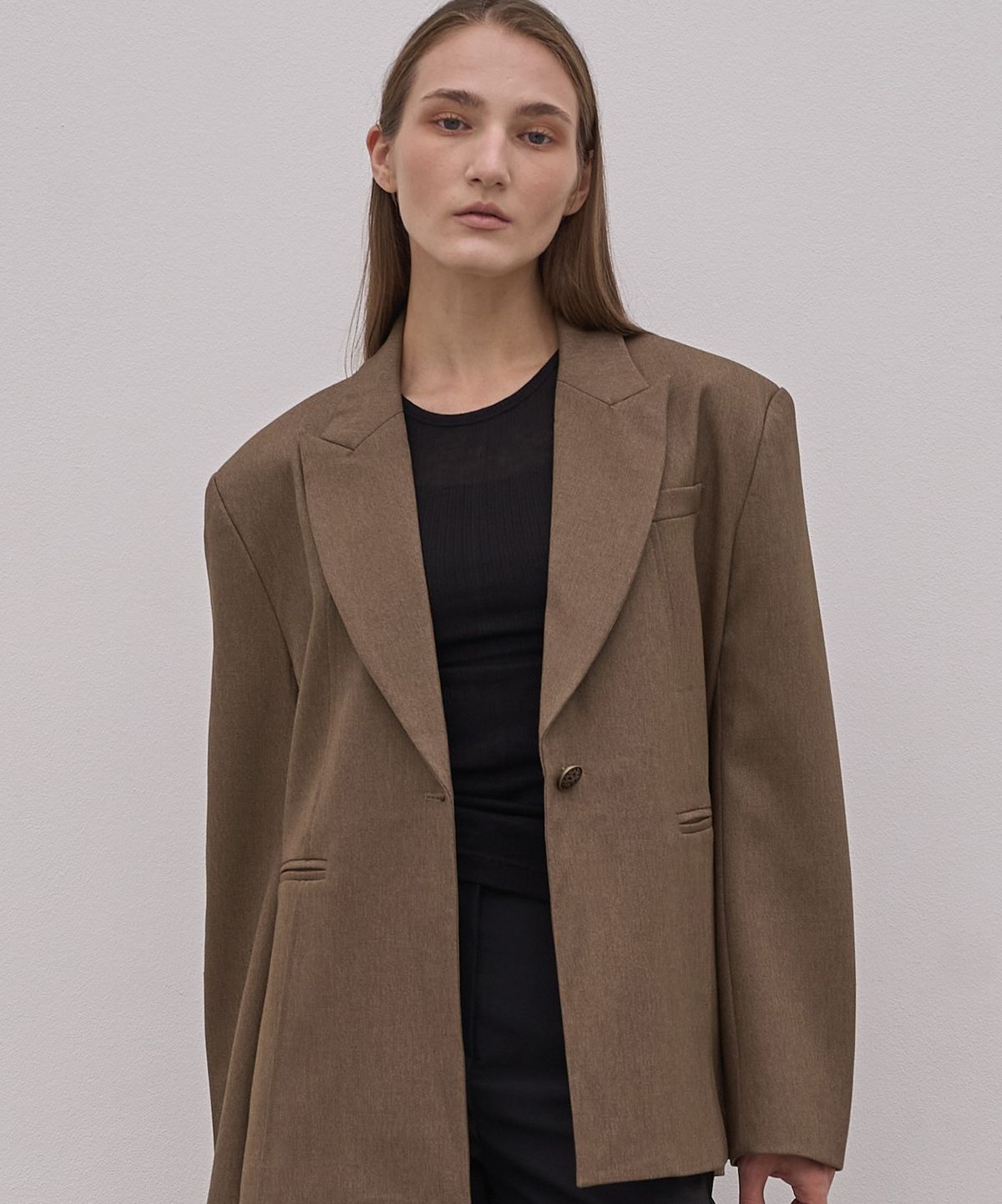 엘리오티(ELLIOTI) Single Blazer Jacket_2Color