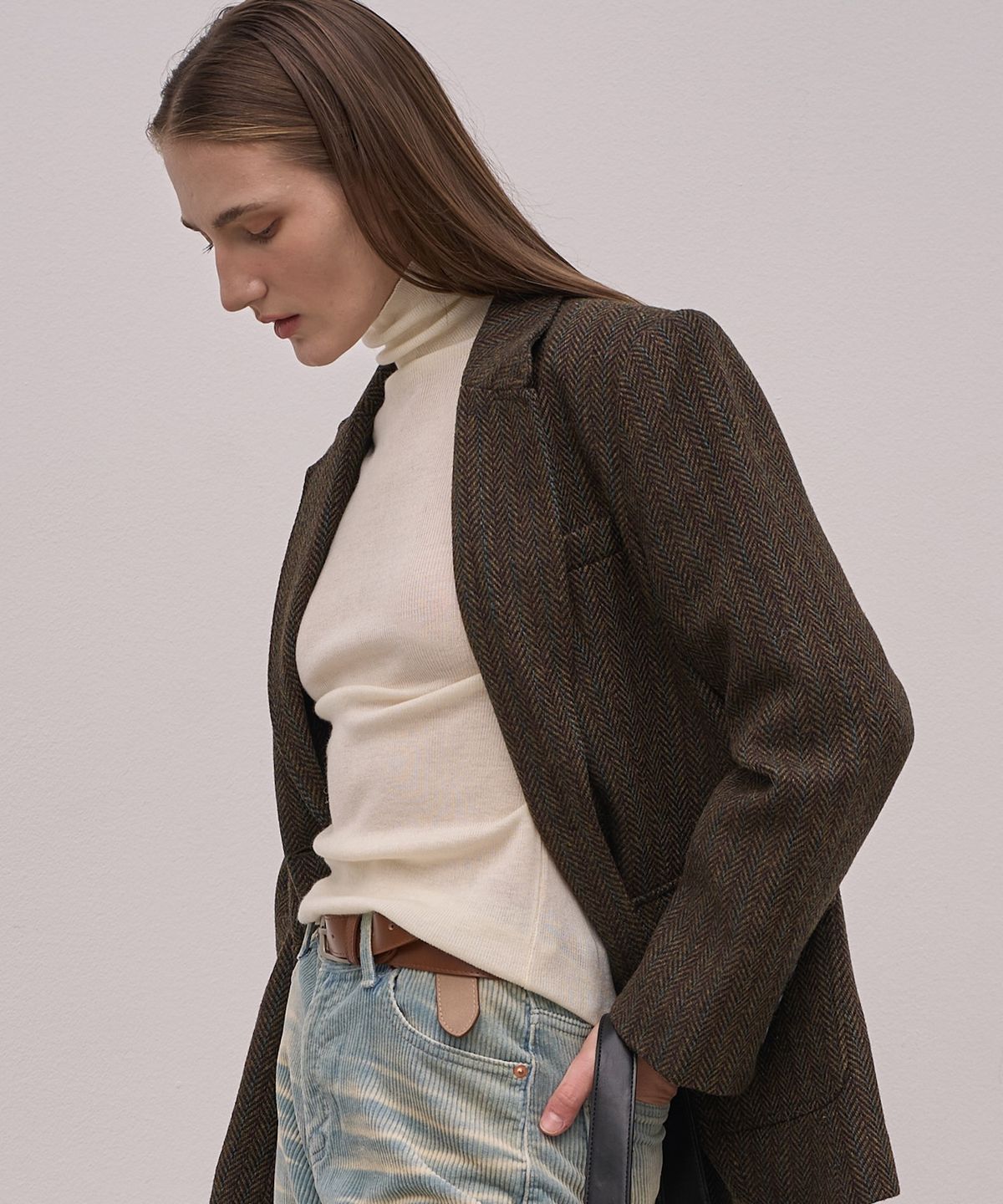 엘리오티(ELLIOTI) Herringbone Wool Jacket_2Color