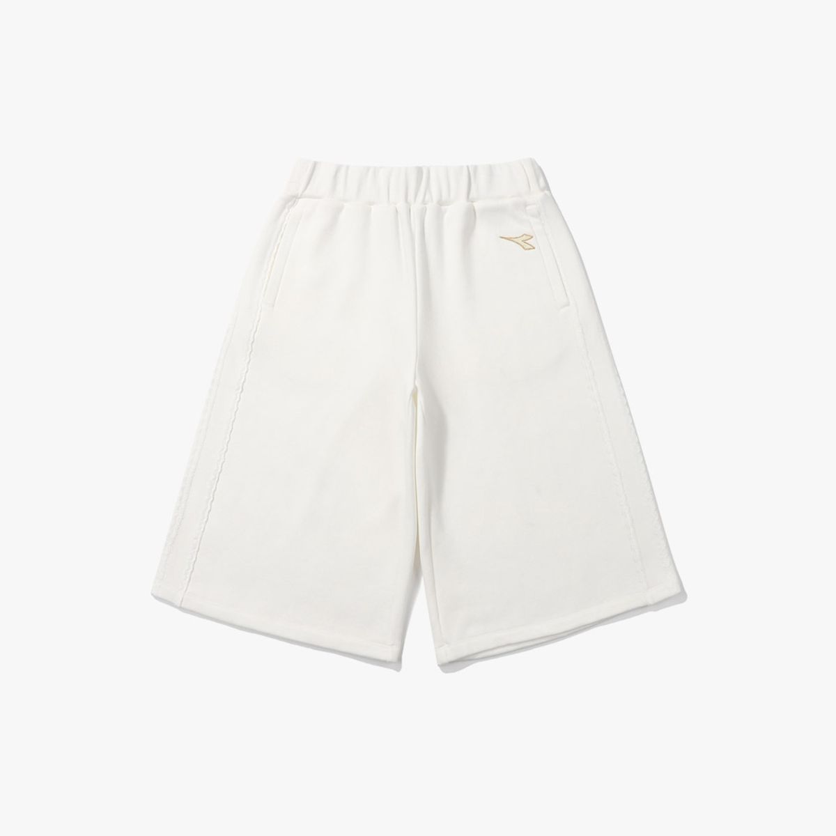 디아도라(diadora) 크로스코트 레이스 라인 하프팬츠 OFF WHITE