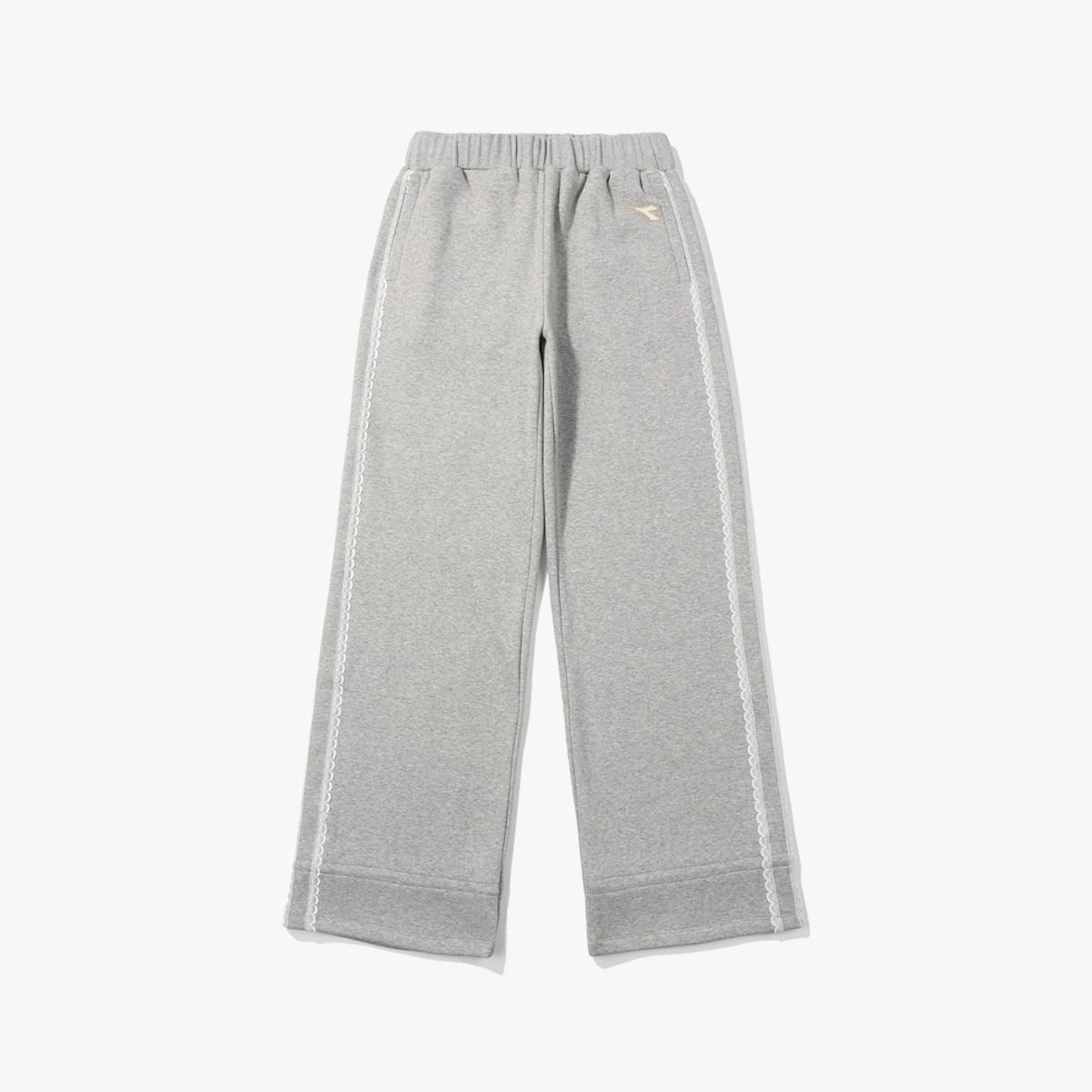 디아도라(diadora) 크로스코트 레이스 라인 스웻팬츠 MELANGE GREY