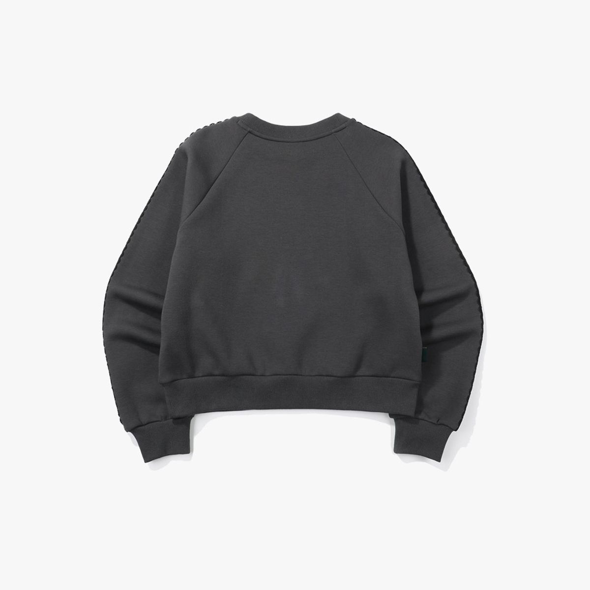 디아도라(diadora) 크로스코트 레이스 라인 맨투맨 우먼 CHARCOAL GREY