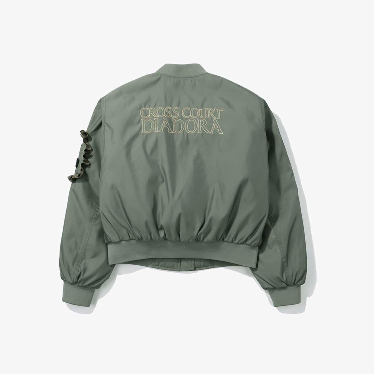 디아도라(diadora) 크로스코트 봄버자켓 우먼 KHAKI