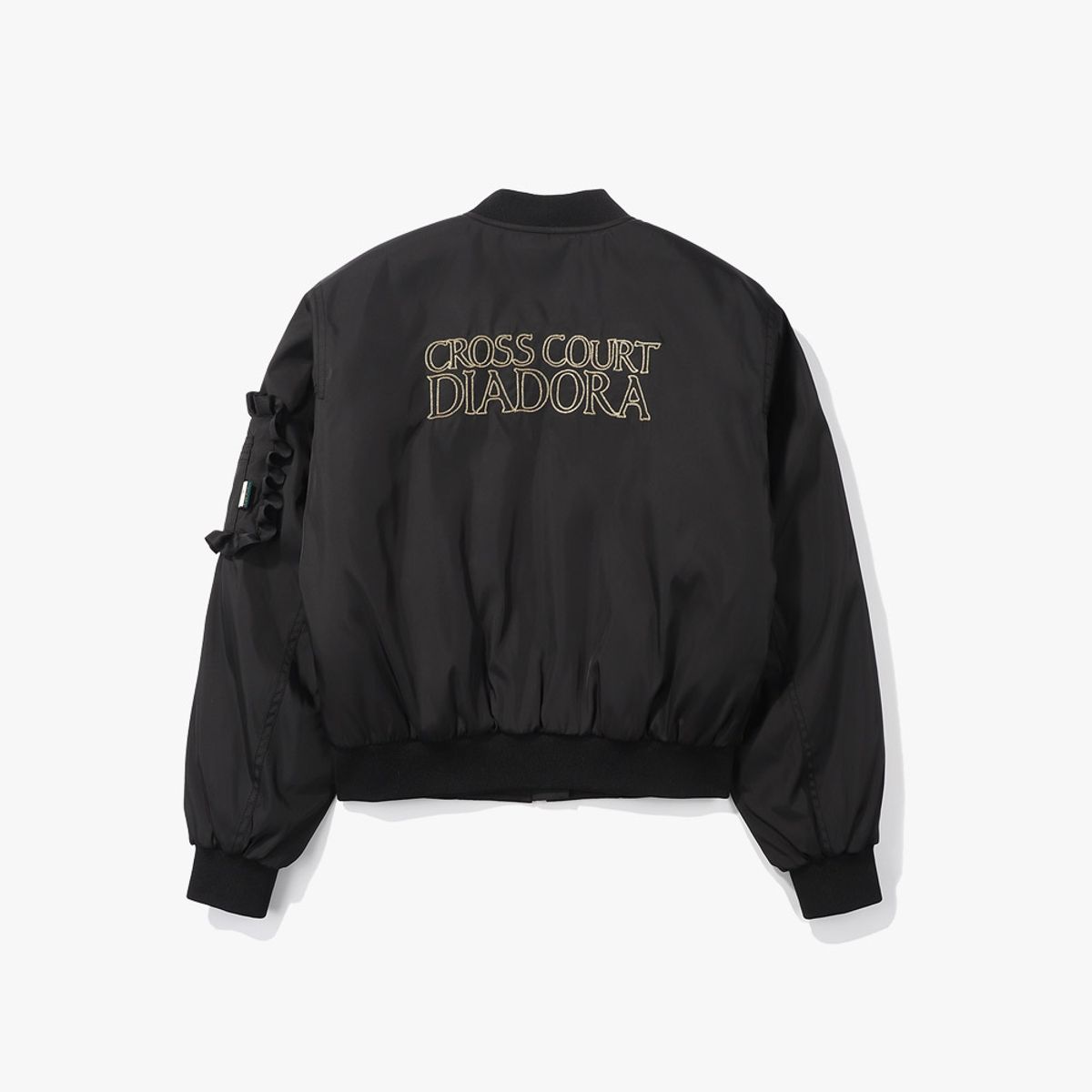 디아도라(diadora) 크로스코트 봄버자켓 우먼 BLACK
