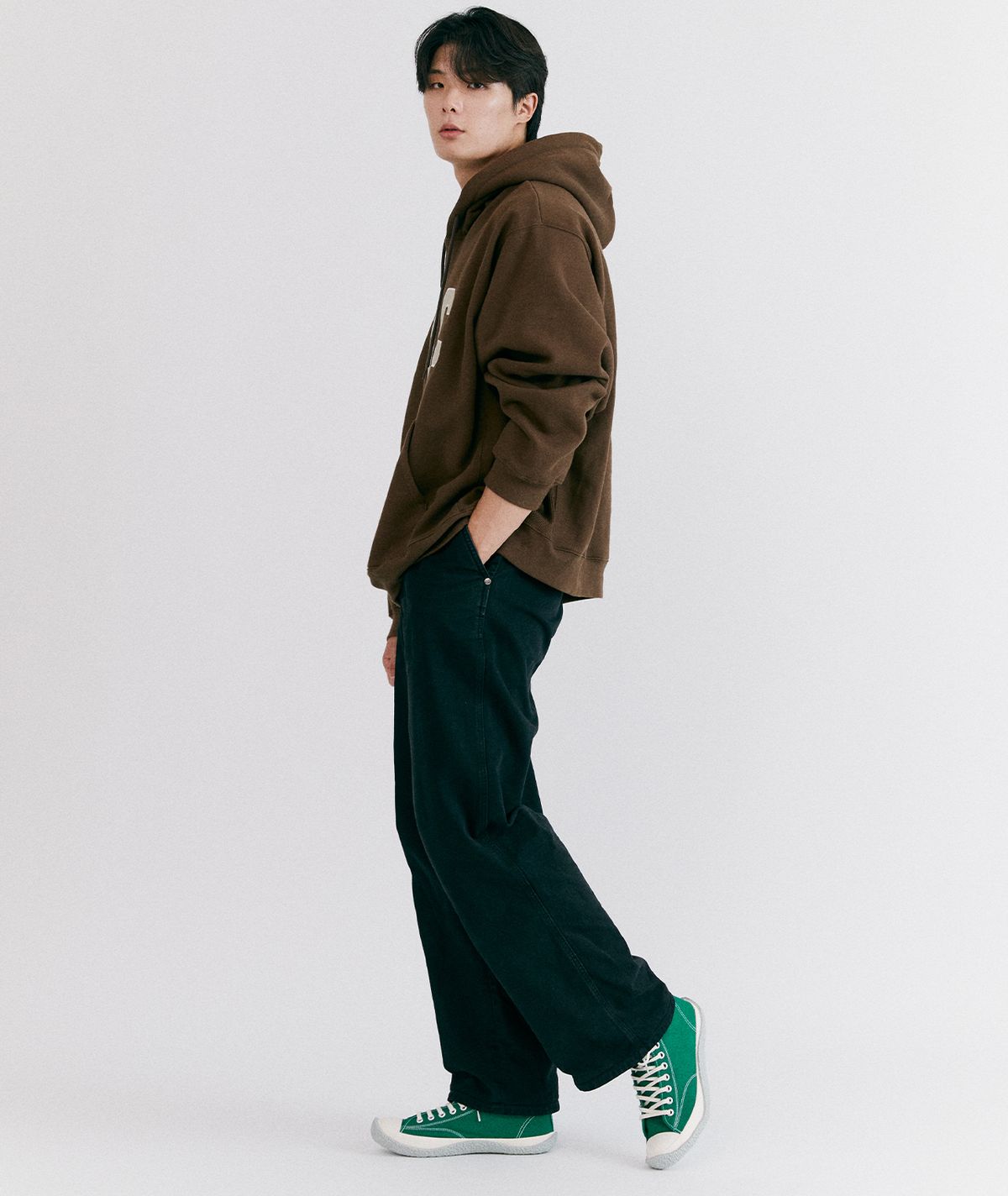 마이풋사이즈(MYFOOTSIZE) 오퍼스파이브 하이탑 [배이베리 그린]