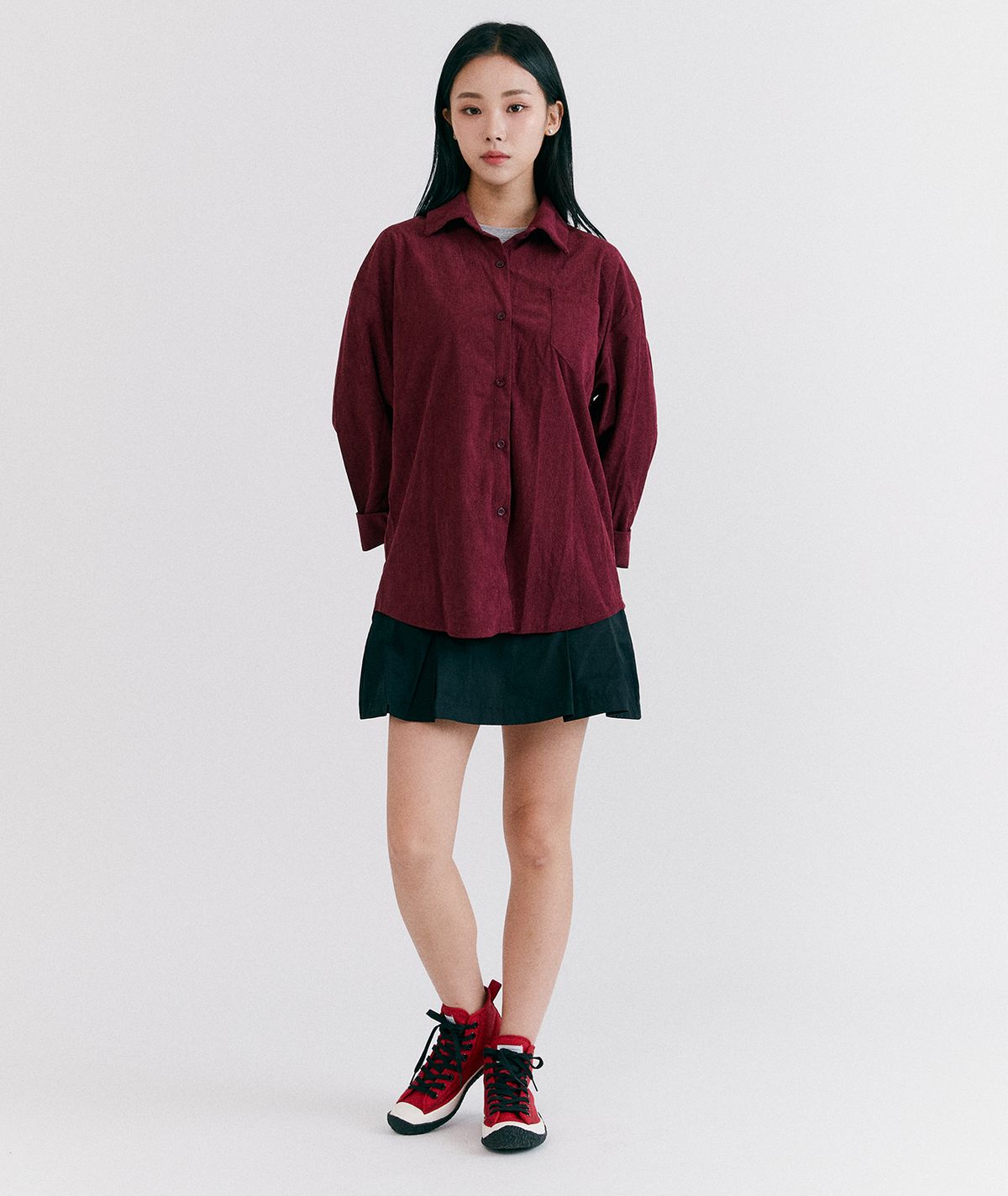 마이풋사이즈(MYFOOTSIZE) 오퍼스파이브 하이탑 [바베이도스 체리]