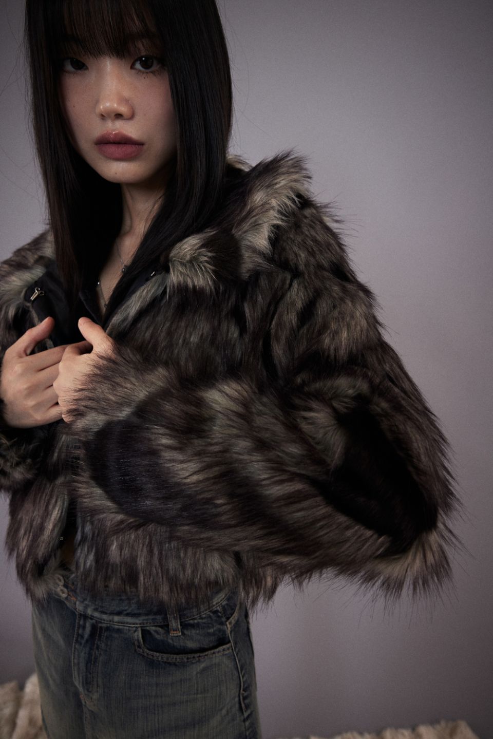MUSINSA公式 | ASON DENVER SHORT FUR JACKET