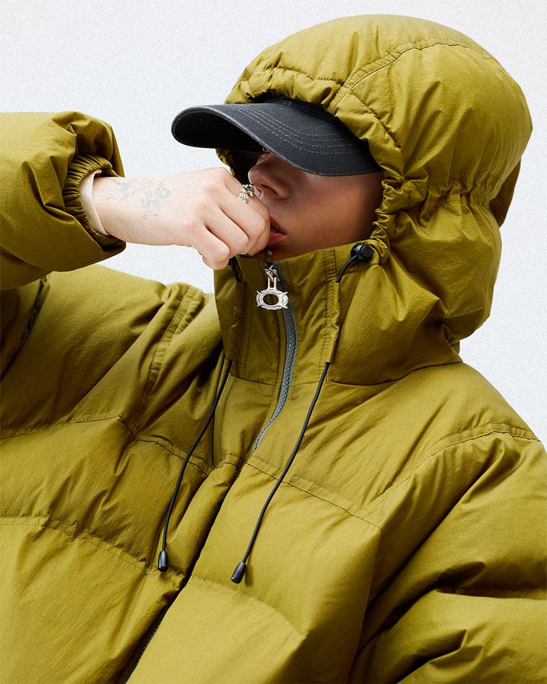 MUSINSA | CRITIC WORK JACKET KNIT ZIP UP CHARCOAL