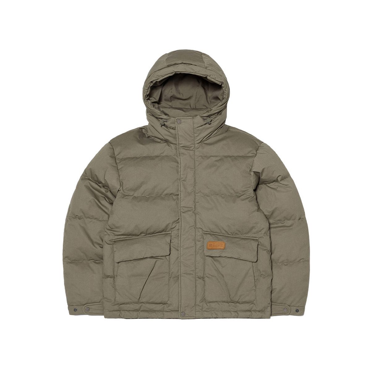 코닥(KODAK) 브라우니 중경량 후드 다운 자켓 KHAKI