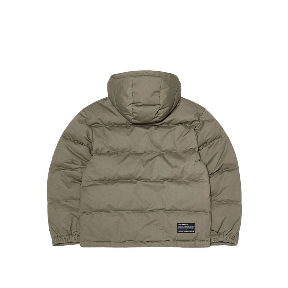 코닥(KODAK) 브라우니 중경량 후드 다운 자켓 KHAKI