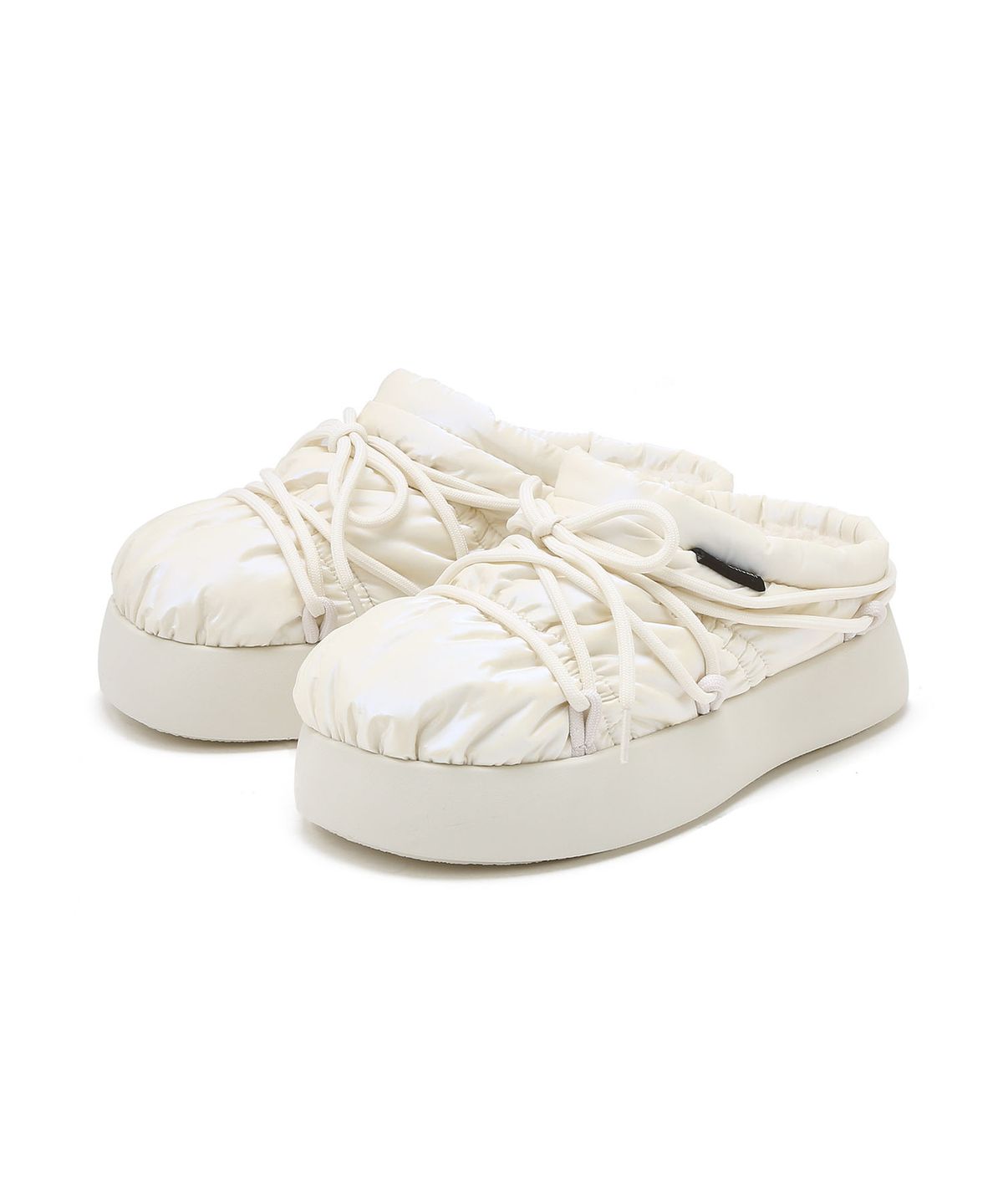 질바이질스튜어트(JILL BY JILLSTUART) [멜로우] 플랫폼 셔링 패딩 뮬 - 3colors