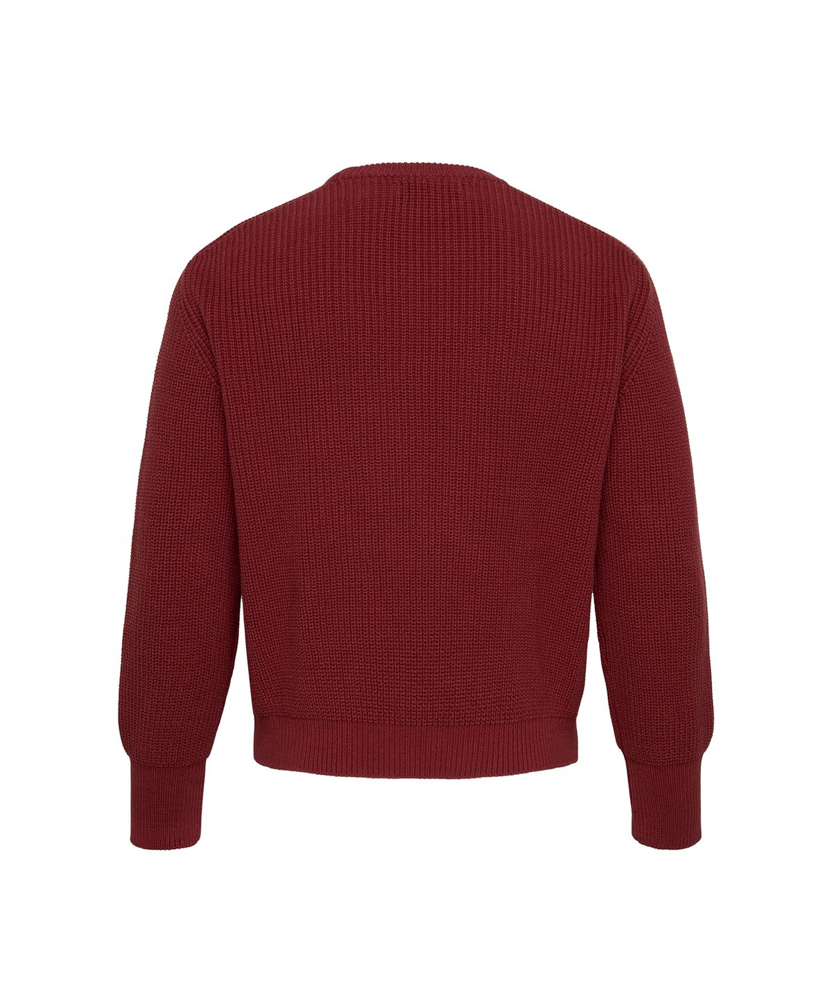플로즈룸(FLAWSROOM) Burgundy Cotton Pullover