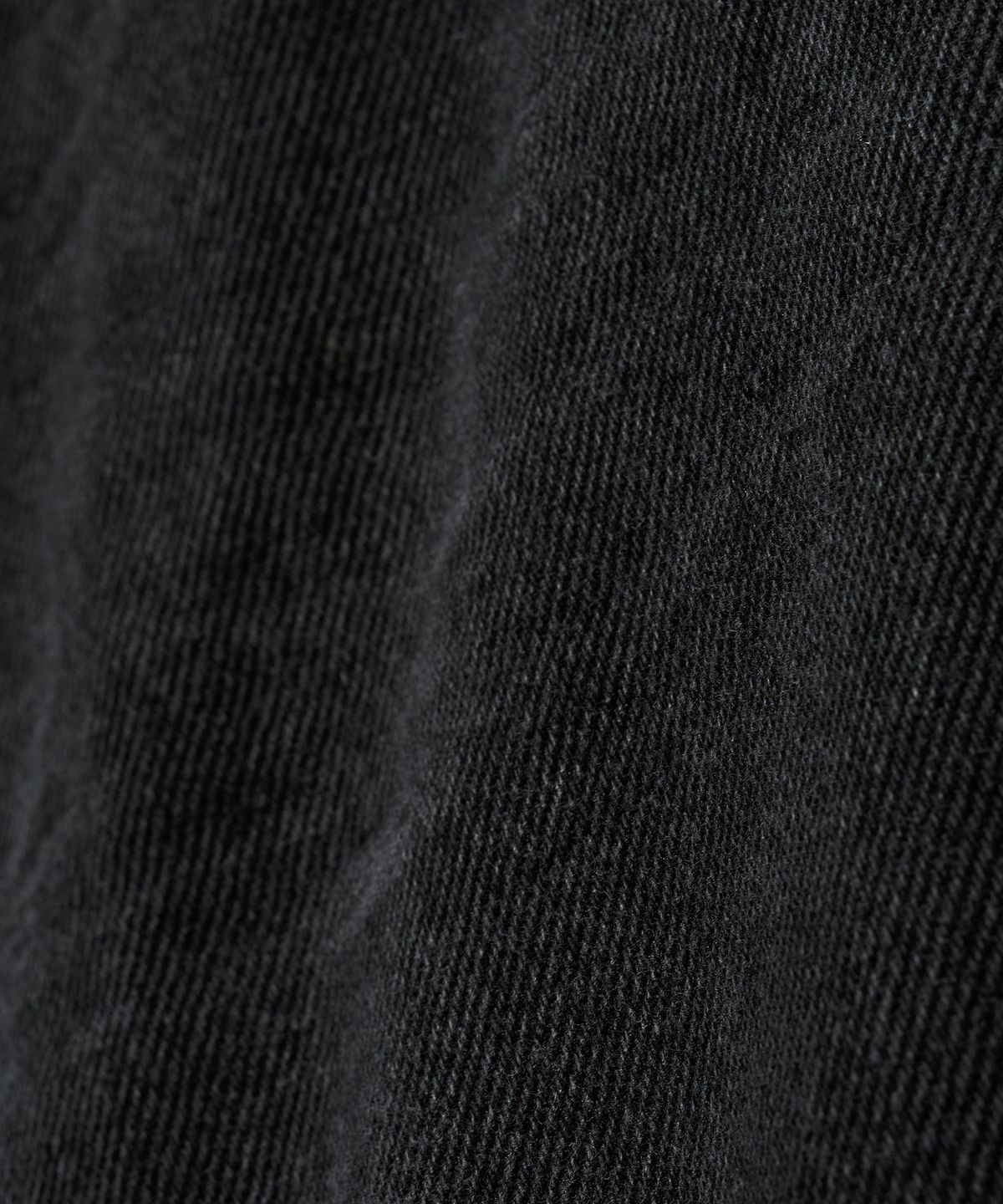 브라운브레스(BROWNBREATH) W TWO TONE SECTION DENIM PANTS - BLACK