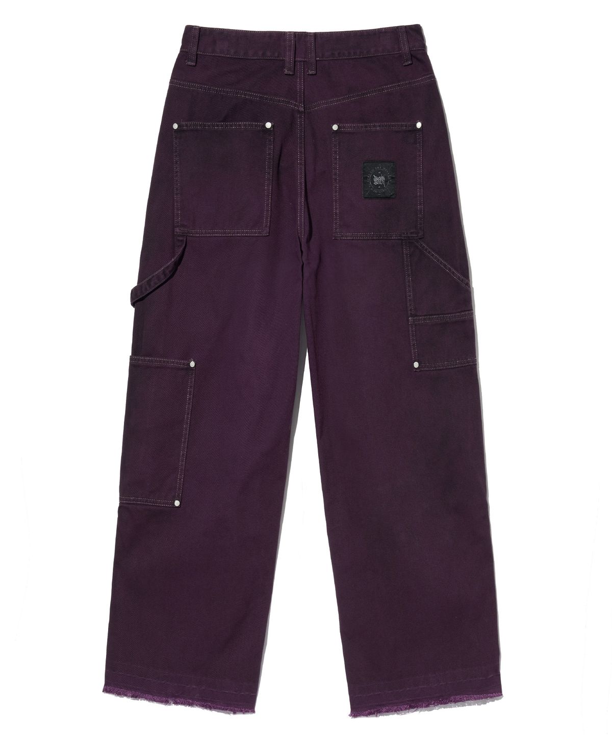 브라운브레스(BROWNBREATH) STAMP TAG DOUBLE KNEE PANTS - PURPLE
