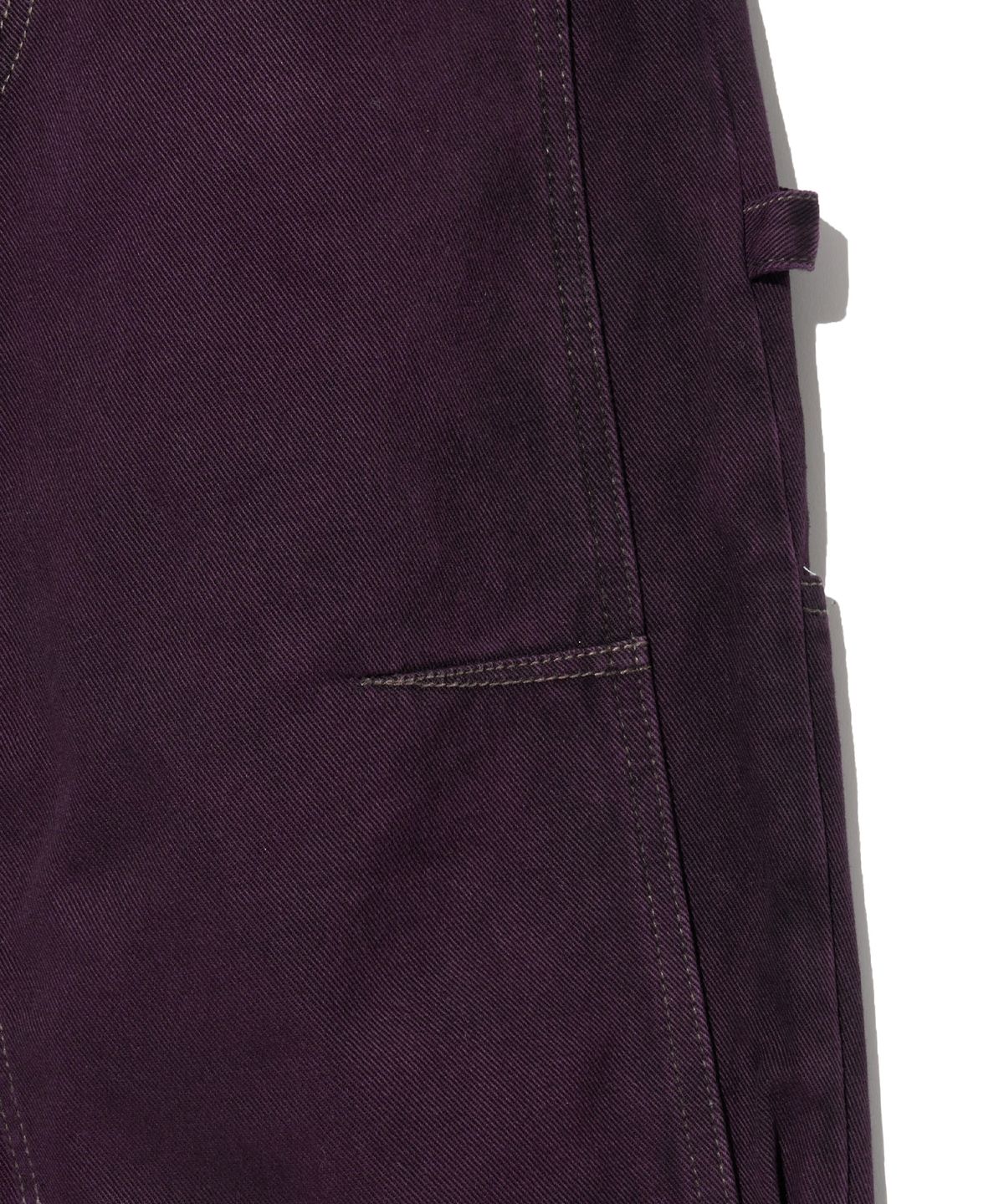브라운브레스(BROWNBREATH) STAMP TAG DOUBLE KNEE PANTS - PURPLE