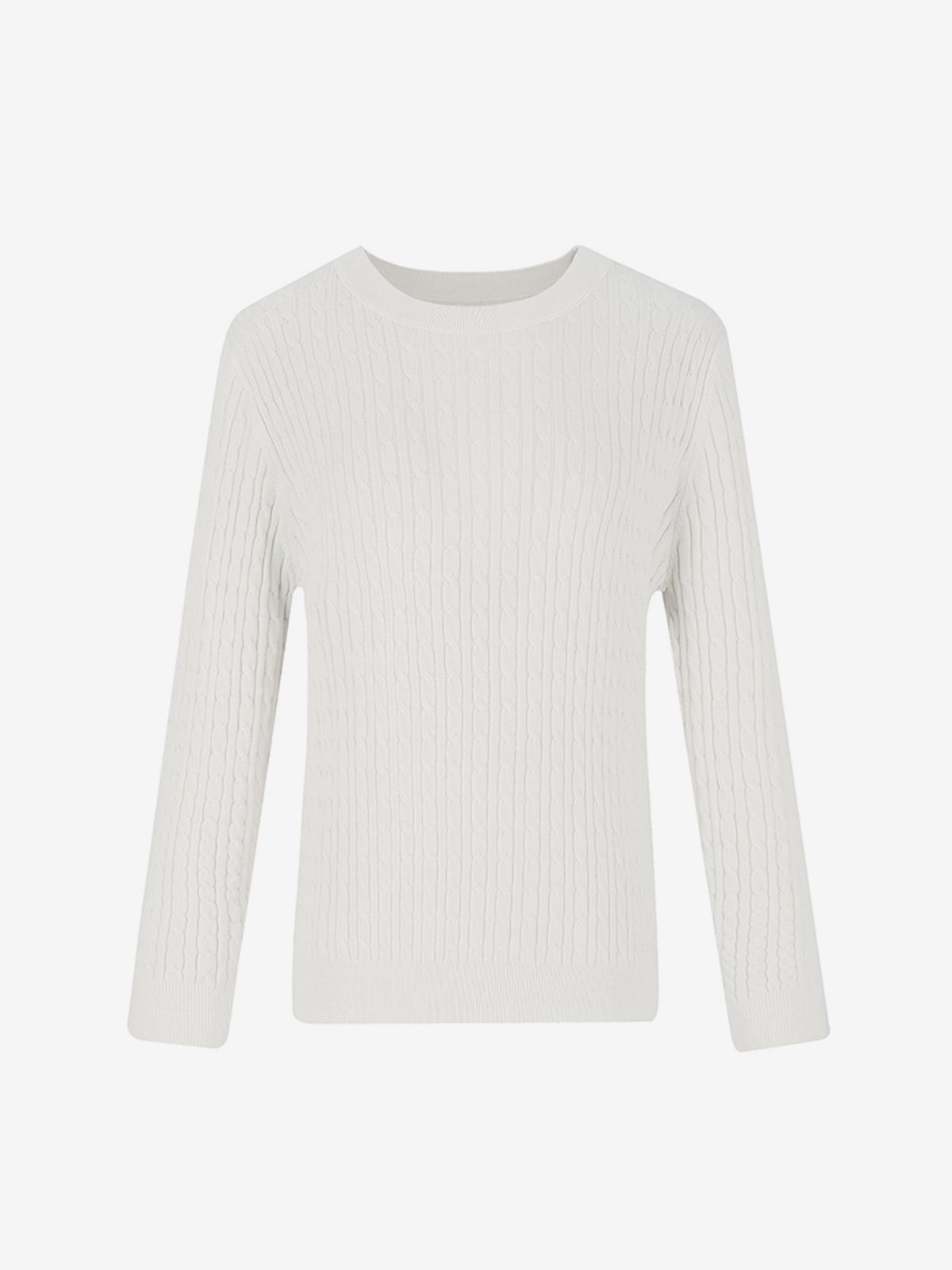 메르시앤에스(MERCIANNES) Basic Cable Round neck_MA9LKN1