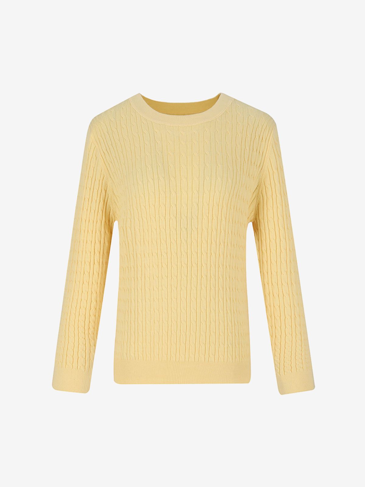 메르시앤에스(MERCIANNES) Basic Cable Round neck_MA9LKN1