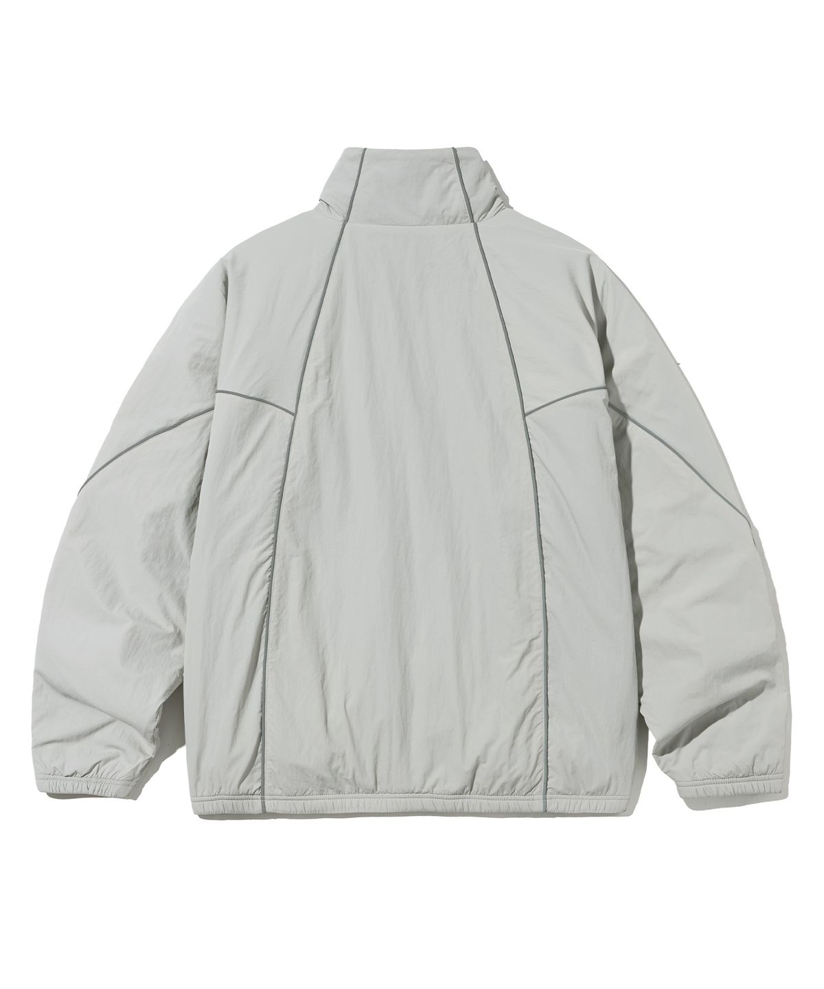브라운브레스(BROWNBREATH) TAG NYLON TRACK JACKET - LIGHT GREY
