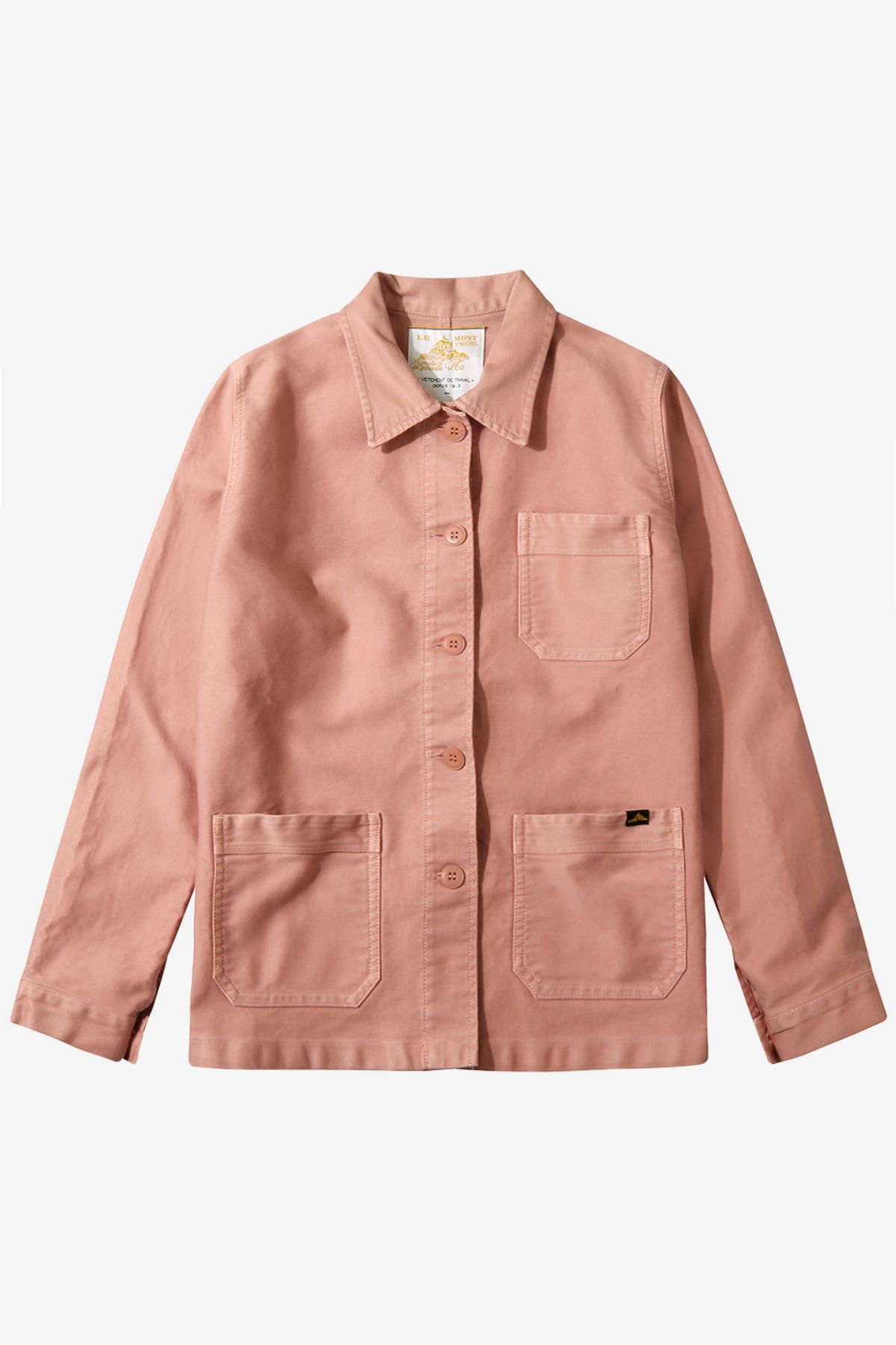 르몽생미셸(LE MONT ST MICHEL) (W)Genuine Lmsm Work Jacket_Ash Pink