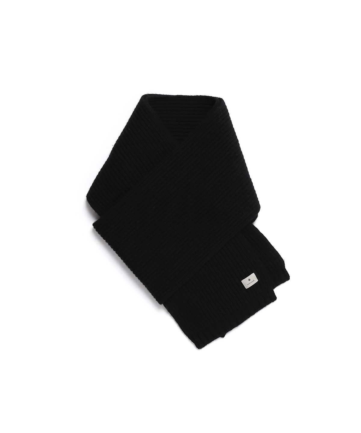 스노우피크 어패럴(SNOWPEAK APPAREL) 프리미엄 니트 머플러 (S24WUFWA11) Black