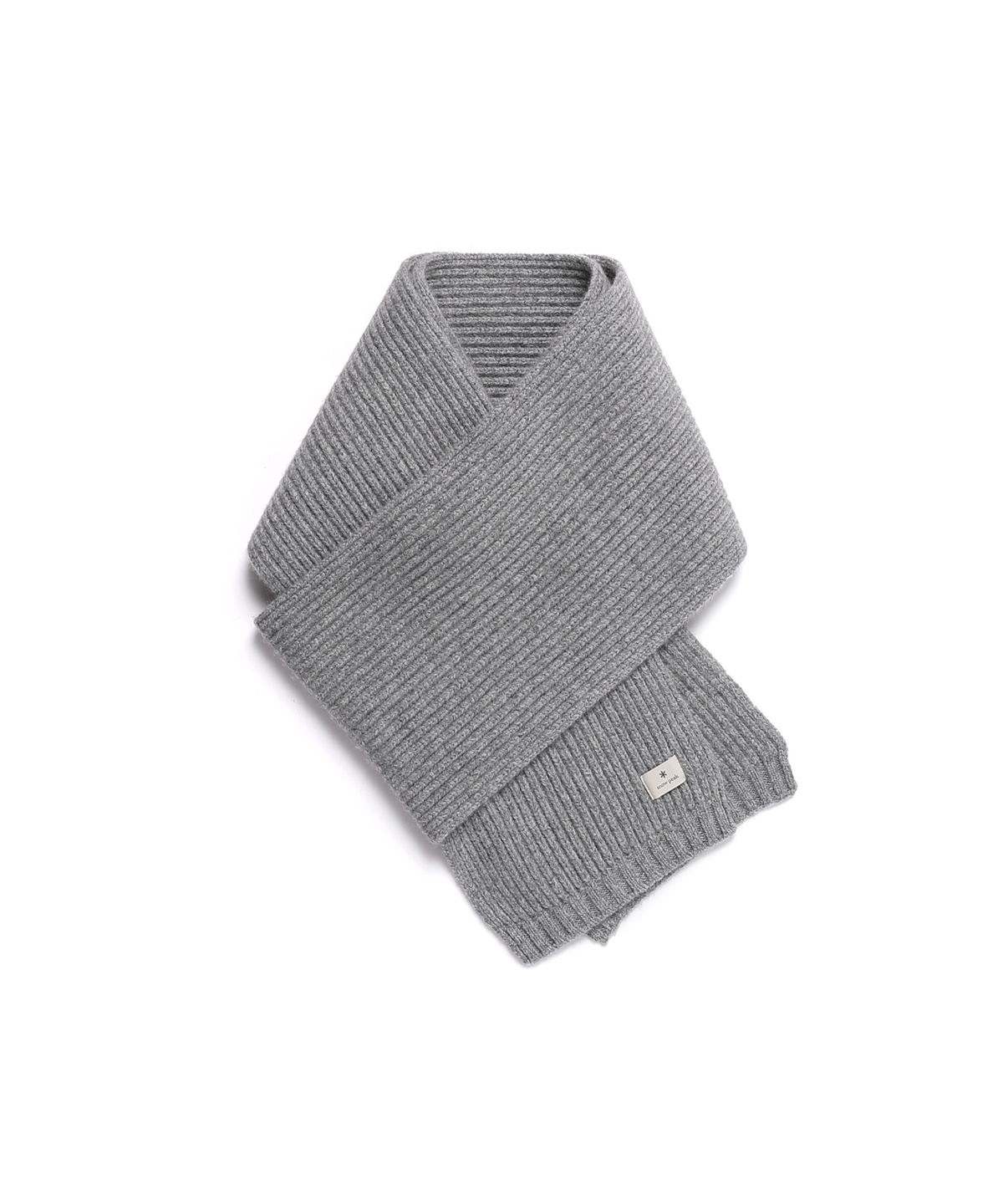 스노우피크 어패럴(SNOWPEAK APPAREL) 프리미엄 니트 머플러 (S24WUFWA11) Melange Gray