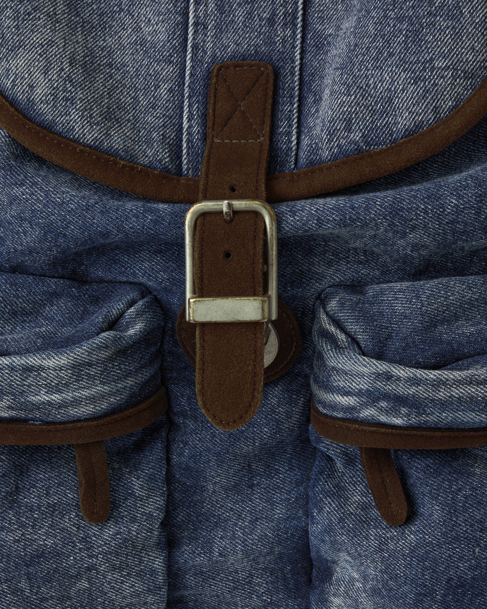 MUSINSA | AEAE OUT POCKET DENIM BACKPACK [MID BLUE]