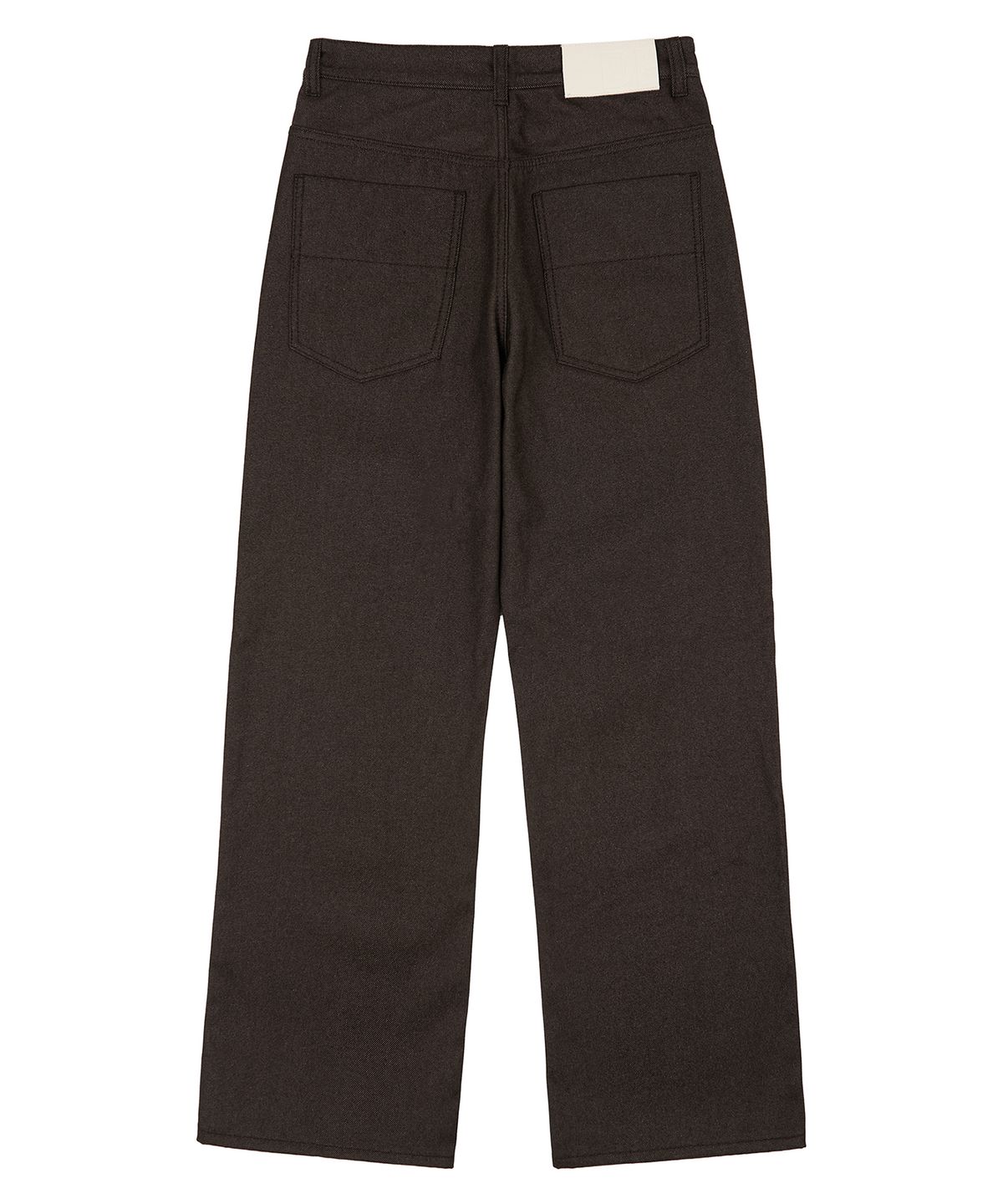 데케트(DECET) [기모본딩]Mid Rise Wide Jeans DCPT027WCPBrown