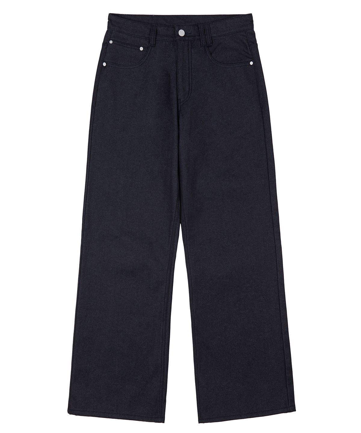 데케트(DECET) [기모본딩]Mid Rise Wide Jeans DCPT027WCPIndigo