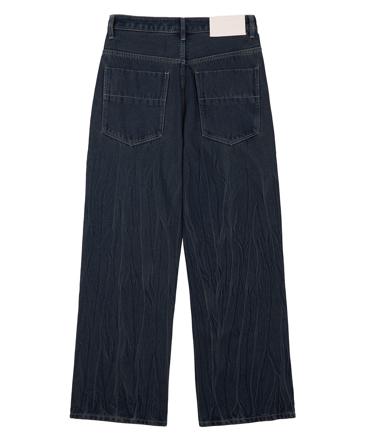 데케트(DECET) [기모본딩]Mid Rise Wide Jeans DCPT027WCRDBlue