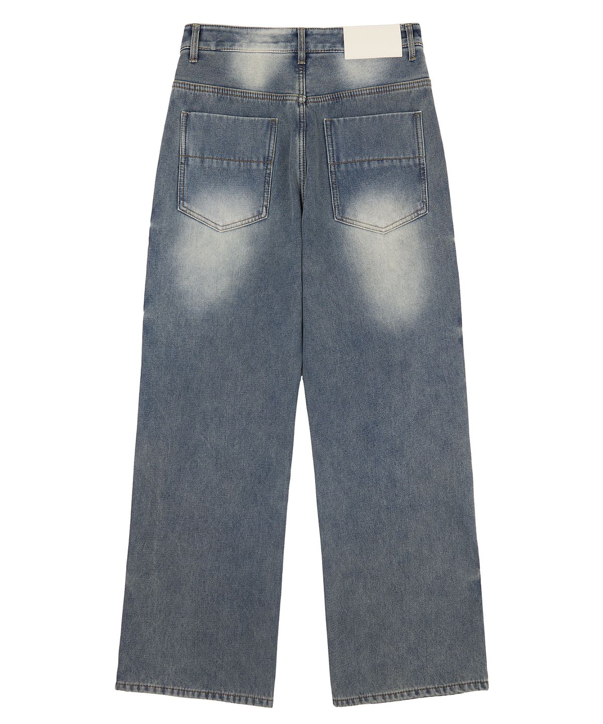 데케트(DECET) [기모본딩]Mid Rise Wide Jeans DCPT027WHLBlue