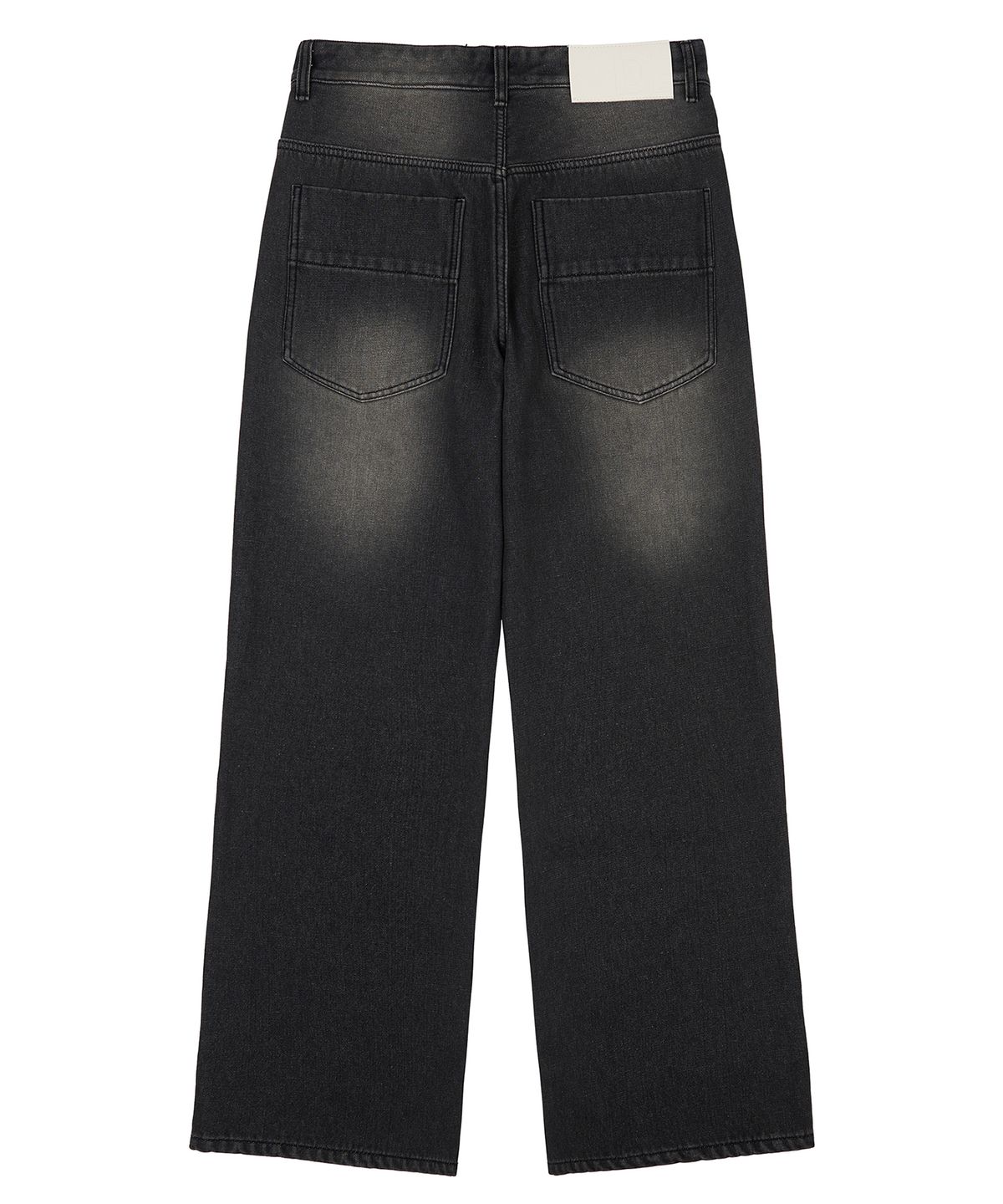 데케트(DECET) [기모본딩]Mid Rise Wide Jeans DCPT027WYLBlack