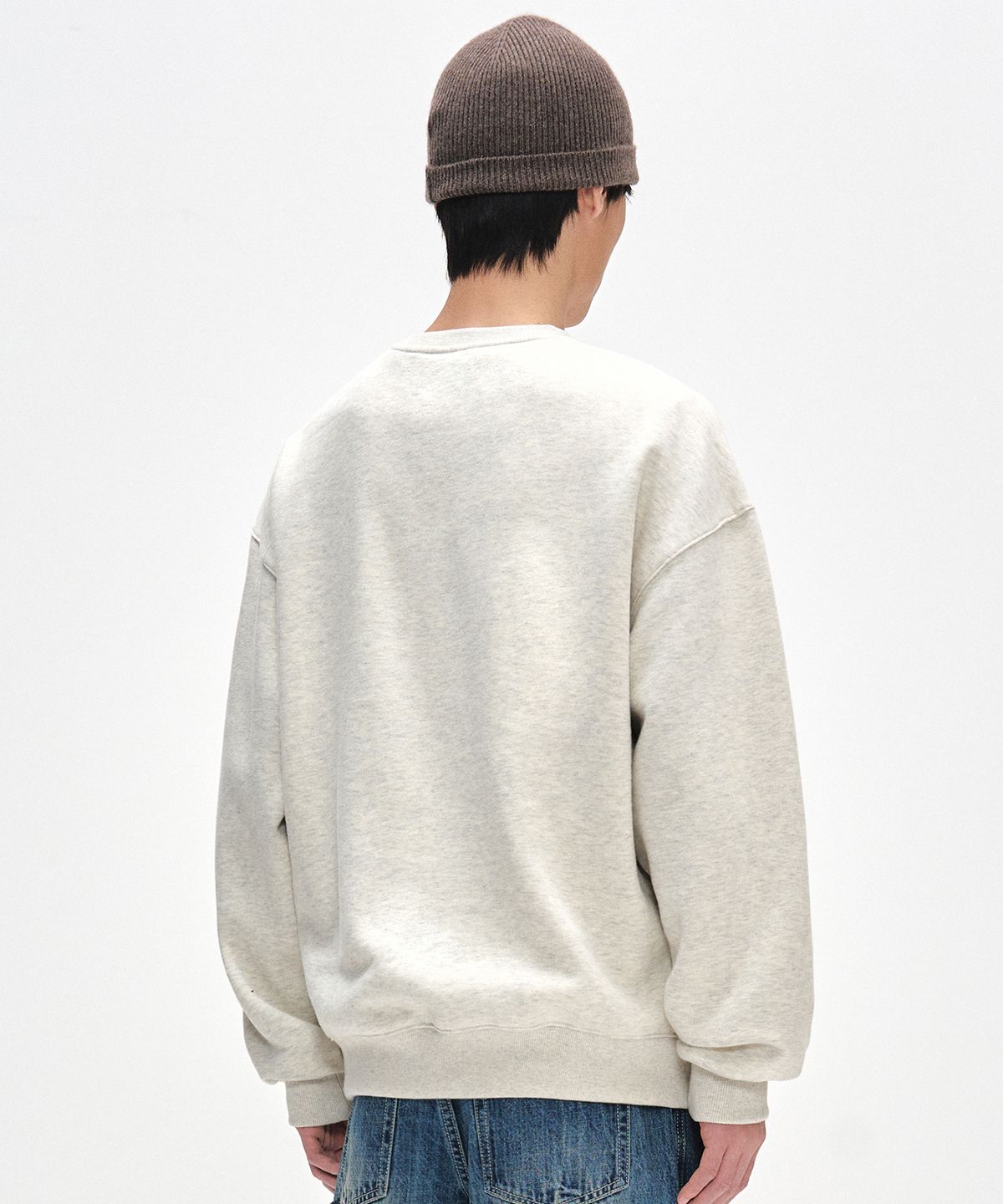 데케트(DECET) Daily Work Sweatshirts DCMT002WOatmeal