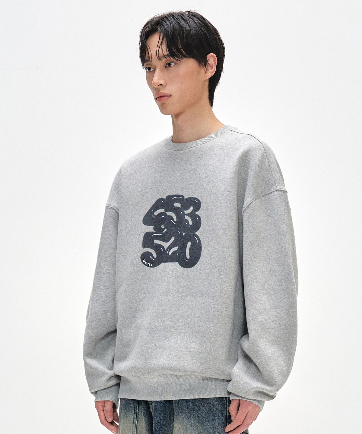데케트(DECET) 3D 453520 Sweatshirts DCMT003WGray