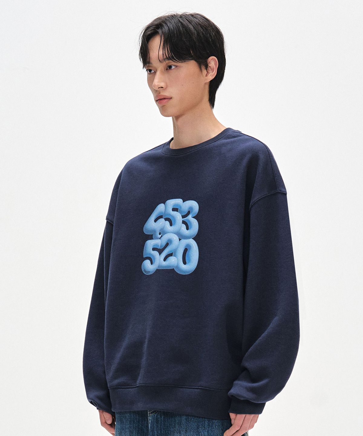 데케트(DECET) 3D 453520 Sweatshirts DCMT003WNavy