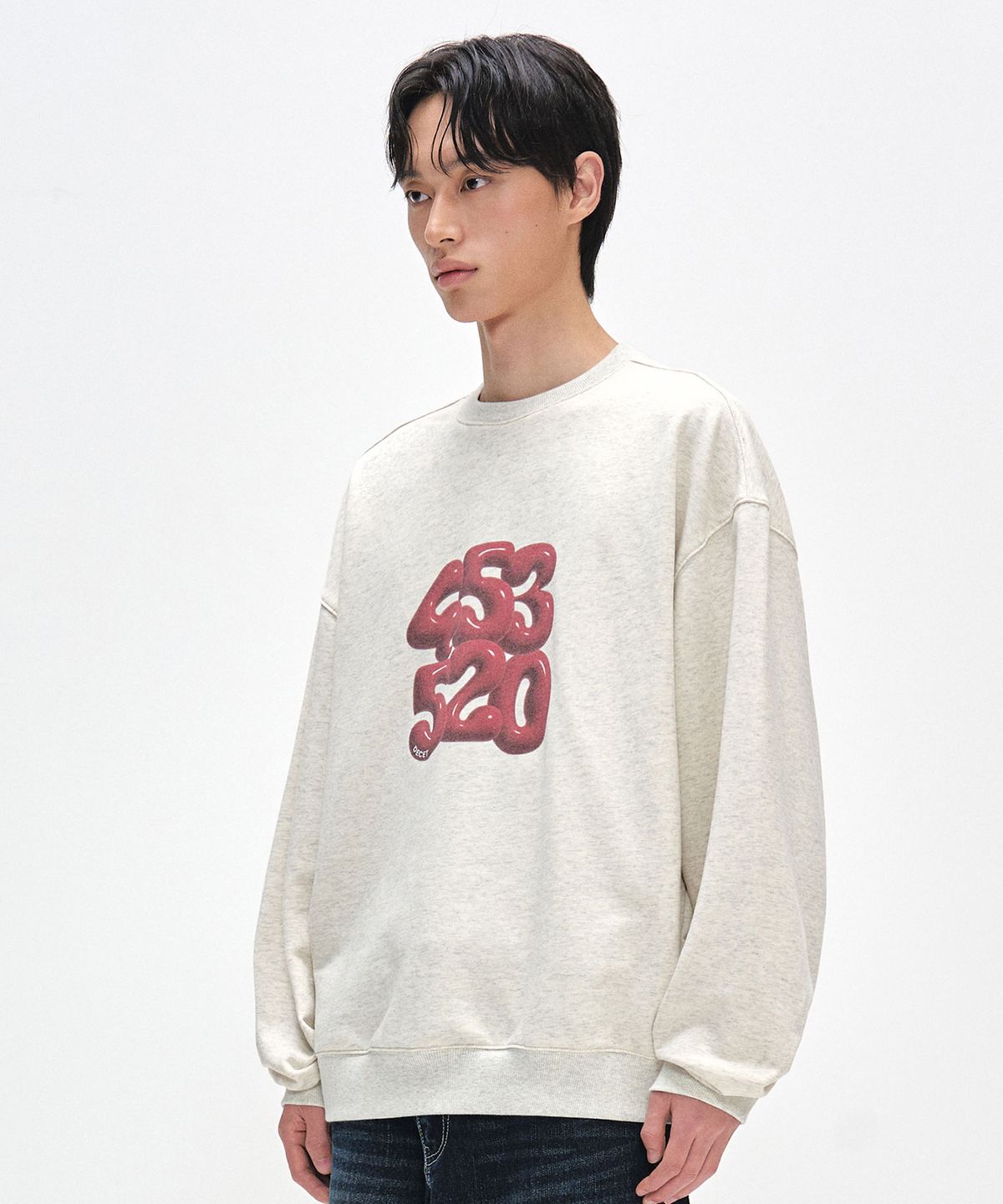 데케트(DECET) 3D 453520 Sweatshirts DCMT003WOatmeal
