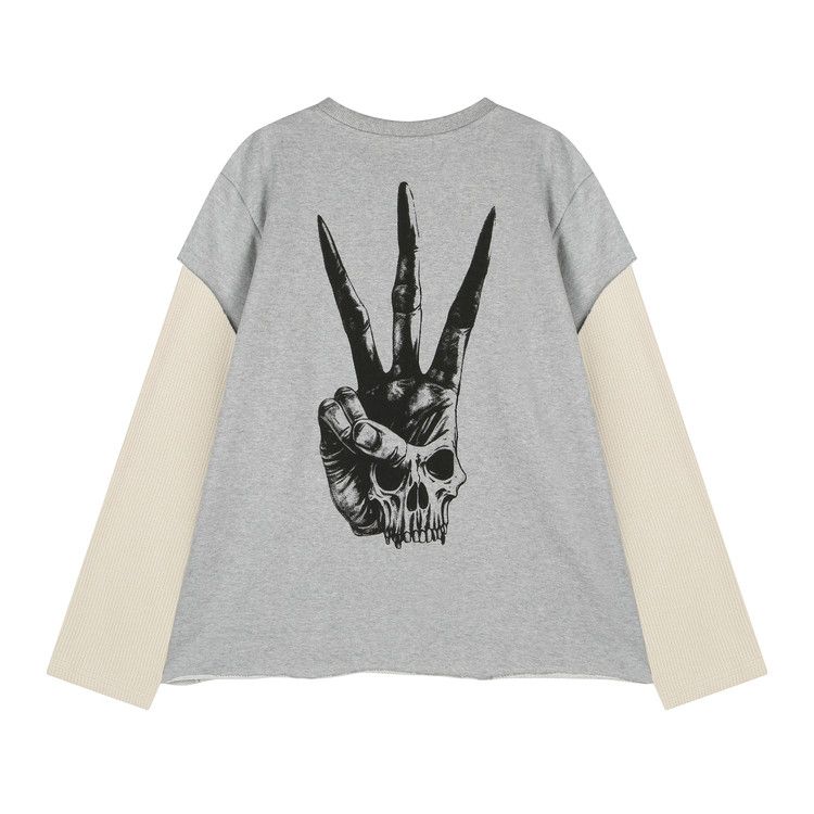 COTCHS☆DEVIL SIGN SWEATSHIRT MUSINSA | COTCHS DEVIL SIGN SWEATSHIRT-GREY