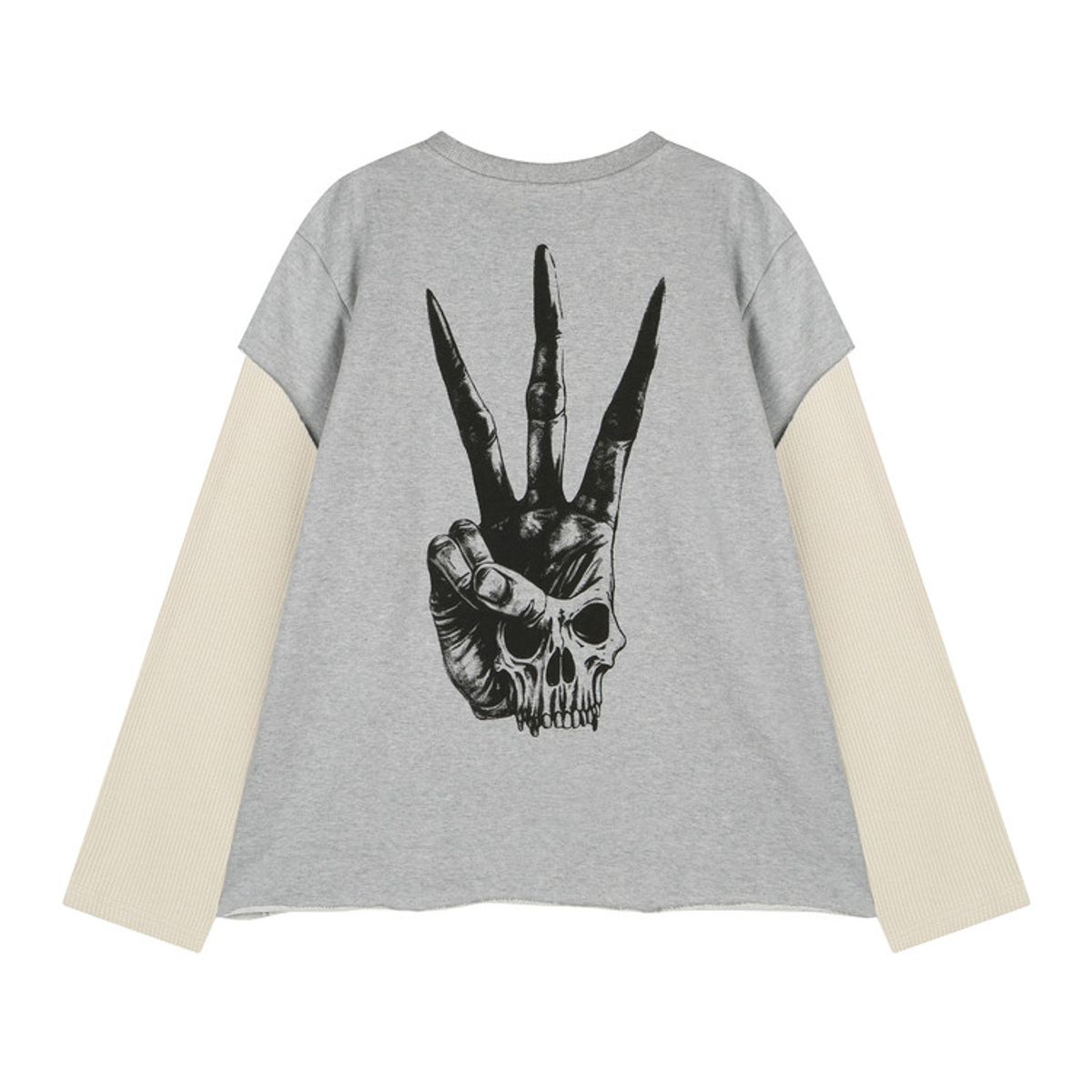 카치스(COTCHS) DEVIL SIGN SWEATSHIRT-GREY