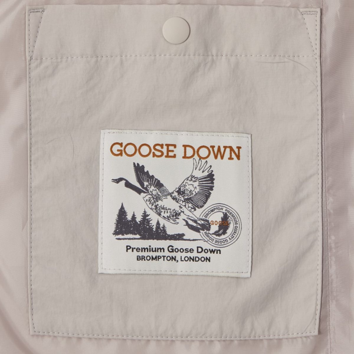 브롬톤 런던(BROMPTON LONDON) AEROWARM LIGHTWEIGHT DOWNJUMPER - IVORY (P244UDW101)