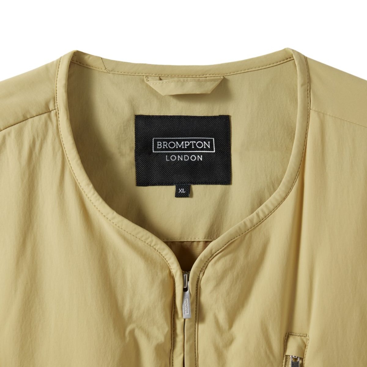 브롬톤 런던(BROMPTON LONDON) AEROWARM LIGHTWEIGHT DOWNJUMPER - MUSTARD (P244UDW101)