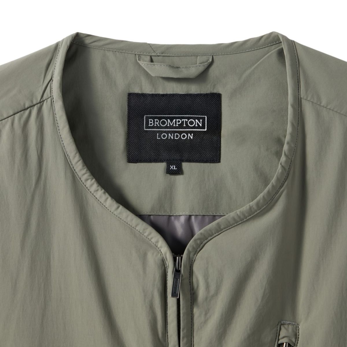 브롬톤 런던(BROMPTON LONDON) AEROWARM LIGHTWEIGHT DOWNJUMPER - KHAKI (P244UDW101)