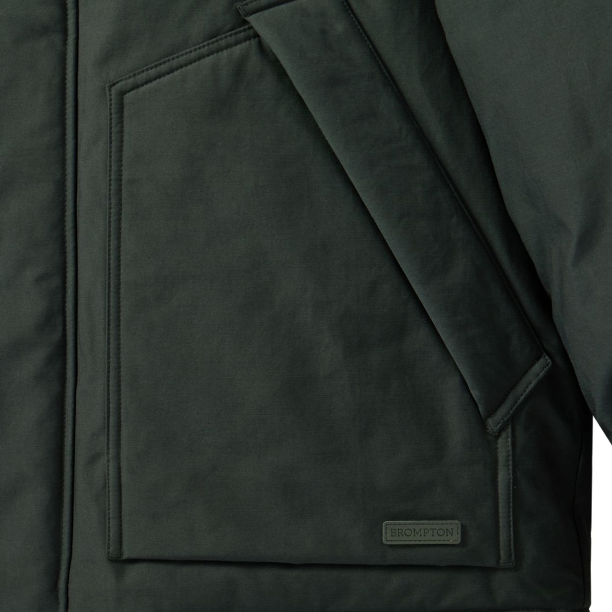 브롬톤 런던(BROMPTON LONDON) BRITISH CAMPER HIGH NECK SHORT DOWN - C/GREY (P244MDW512)