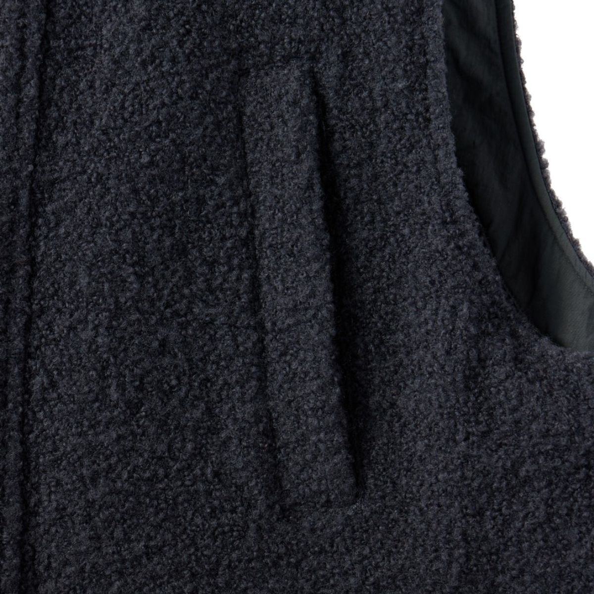 브롬톤 런던(BROMPTON LONDON) BRITISH CAMPER WOOL VEST - CHARCOAL (P243UVT401)