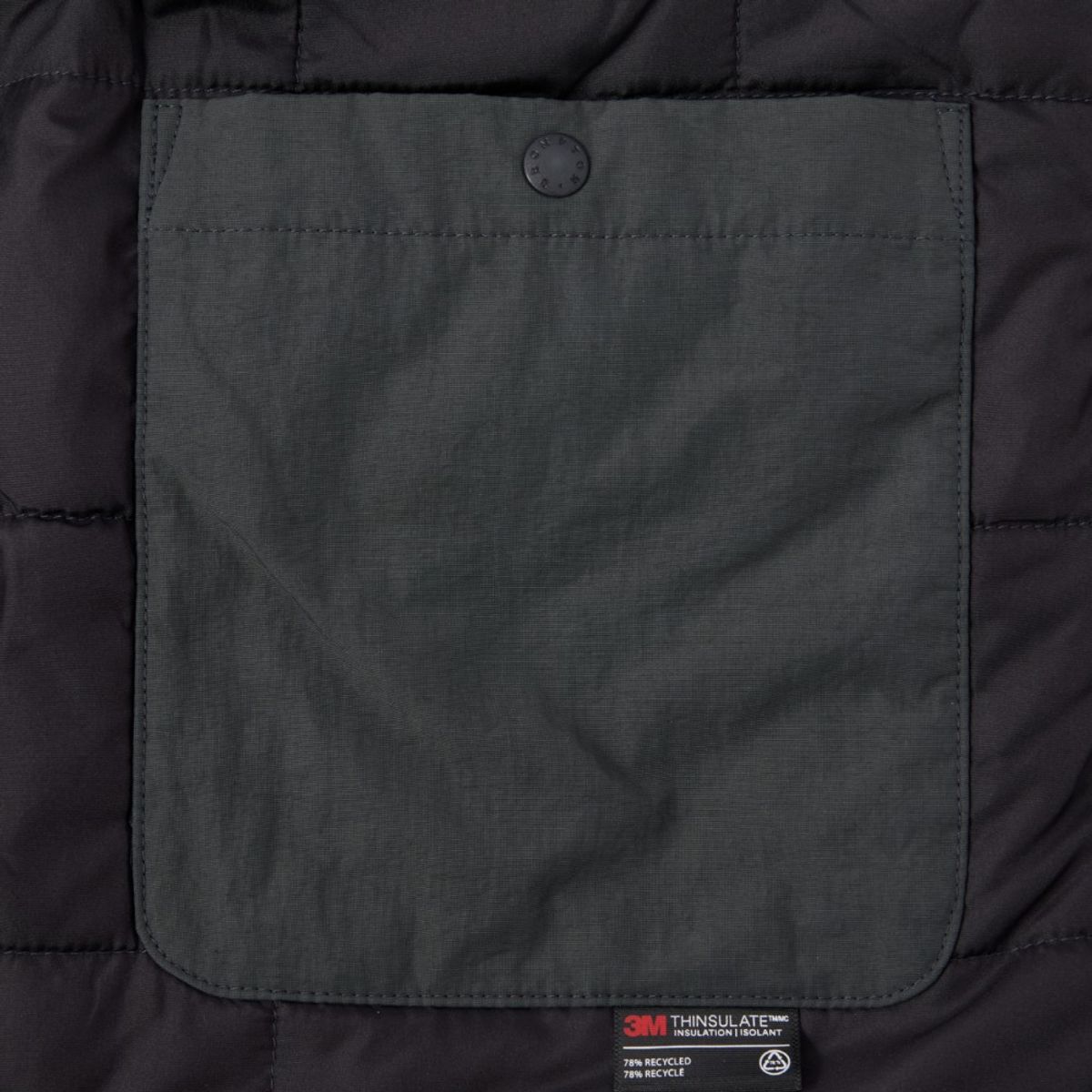브롬톤 런던(BROMPTON LONDON) BRITISH CAMPER WOOL VEST - CHARCOAL (P243UVT401)