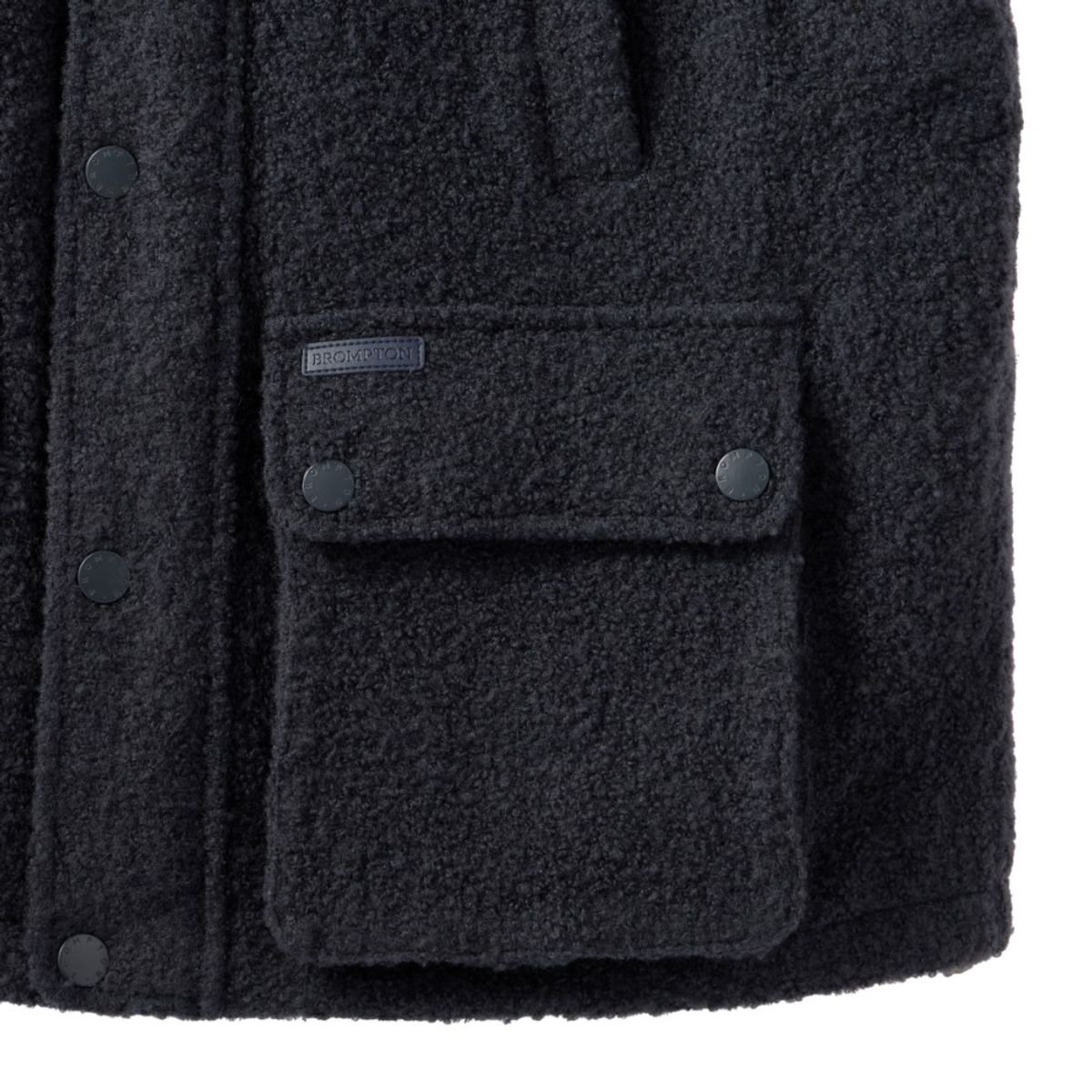 브롬톤 런던(BROMPTON LONDON) BRITISH CAMPER WOOL VEST - CHARCOAL (P243UVT401)