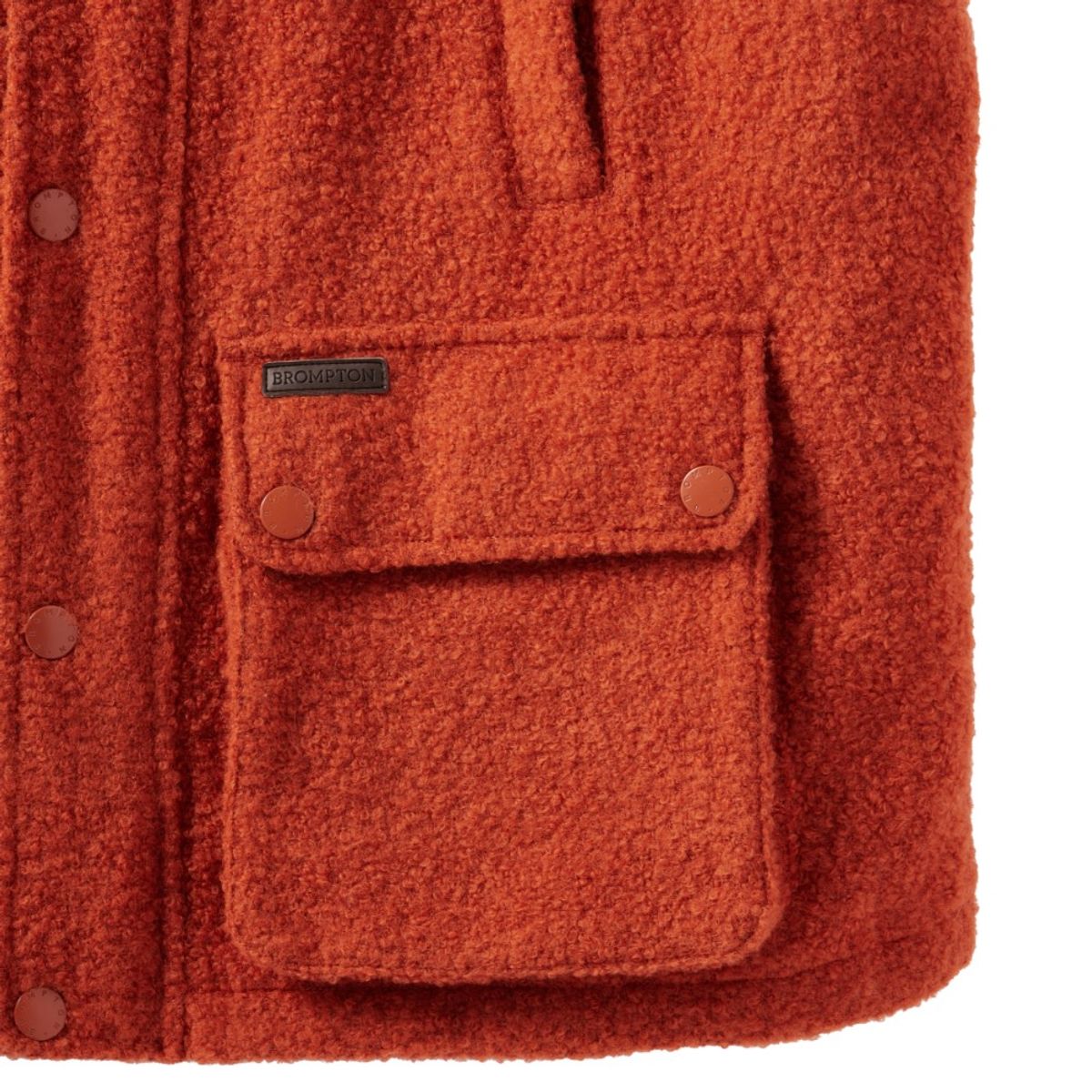 브롬톤 런던(BROMPTON LONDON) BRITISH CAMPER WOOL VEST - ORANGE (P243UVT401)