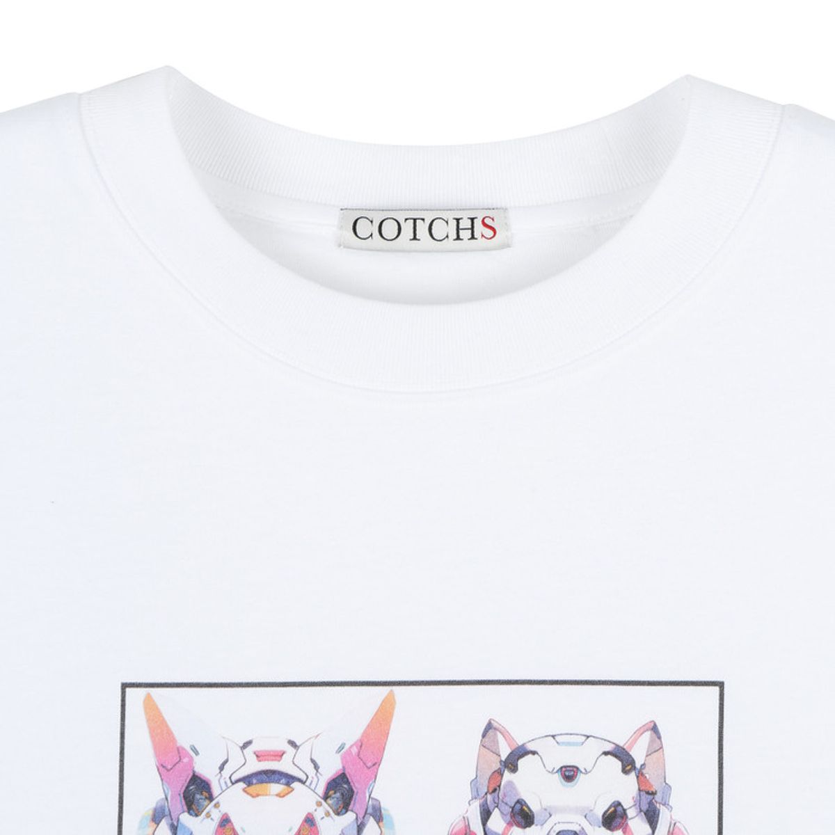 카치스(COTCHS) YOKATTA LAYERED TEE SUPER BIG-WHITE