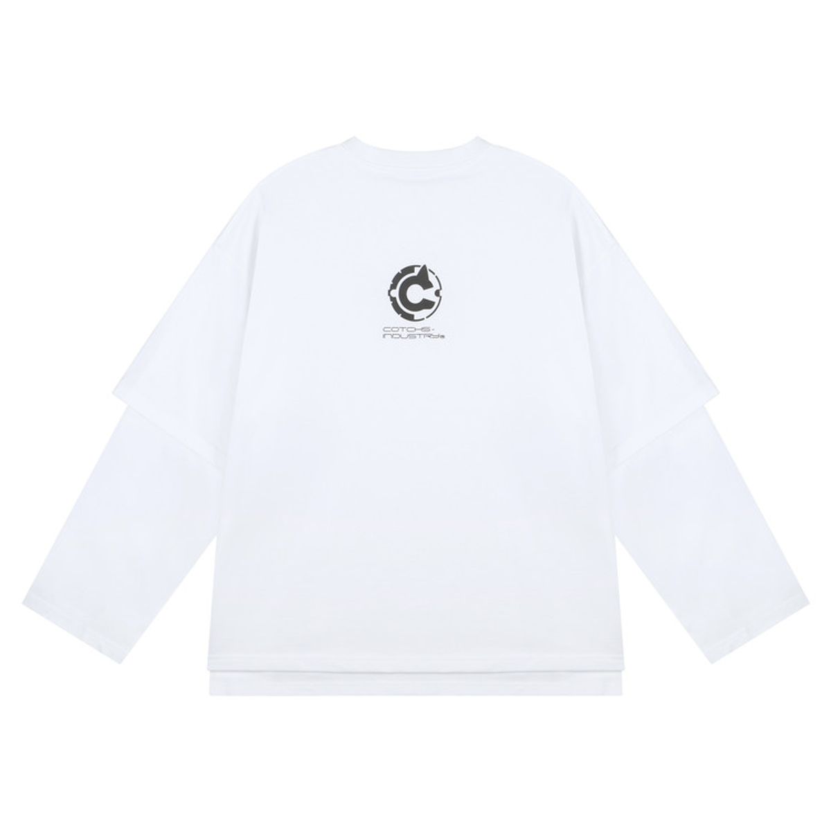 카치스(COTCHS) YOKATTA LAYERED TEE SUPER BIG-WHITE