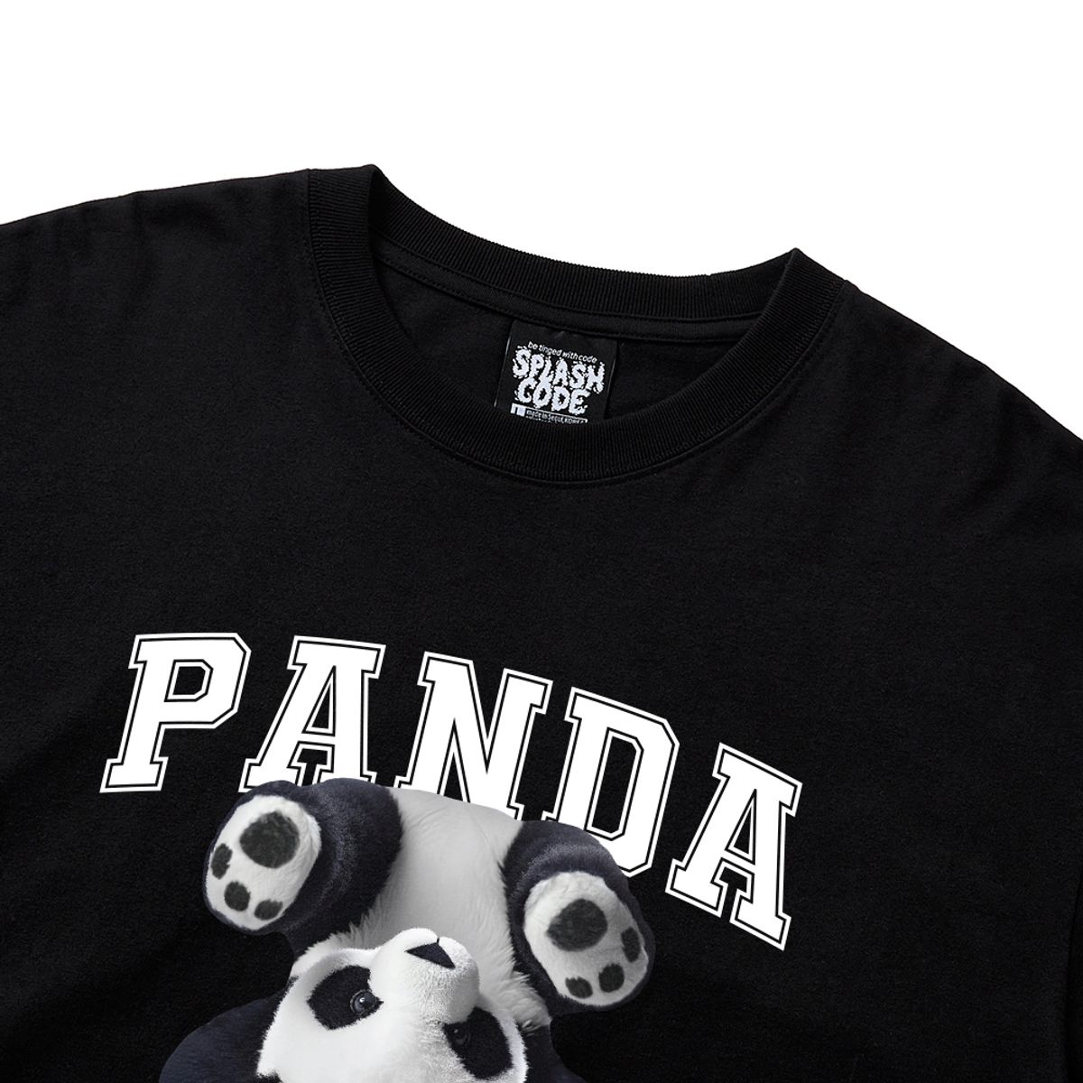 스플래시코드(SPLASHCODE) 롱슬리브 블랙 - 팬더(Panda)