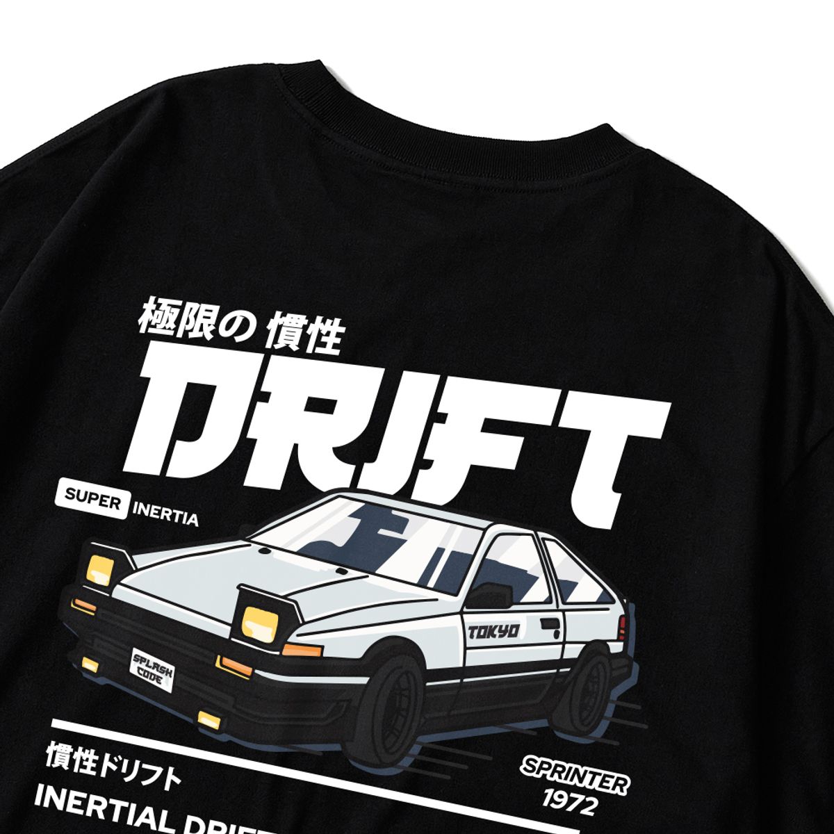 스플래시코드(SPLASHCODE) 롱슬리브 블랙 - 드리프트(Drift)
